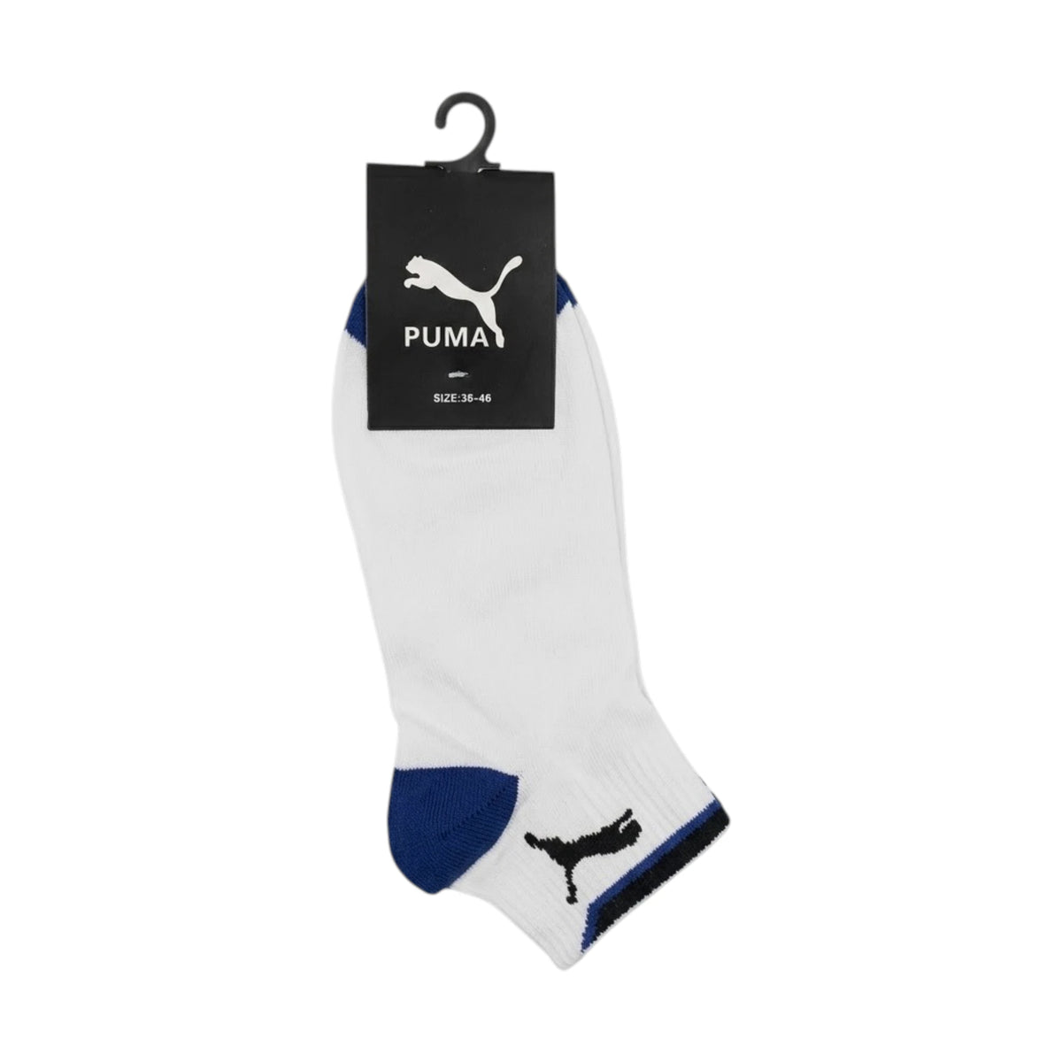 Puma Ankle Socks - White / Royal Blue