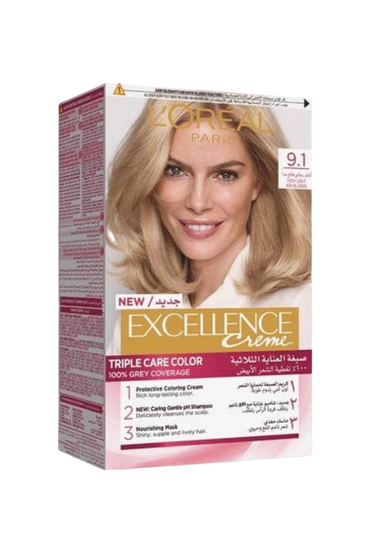 loreal hair color excellence 9.1