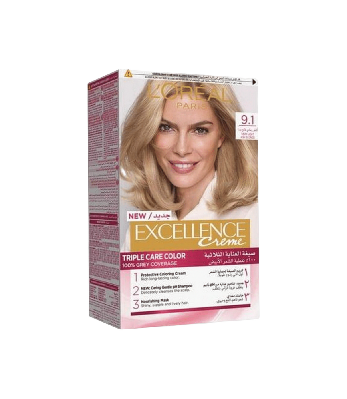 loreal hair color excellence 9.1