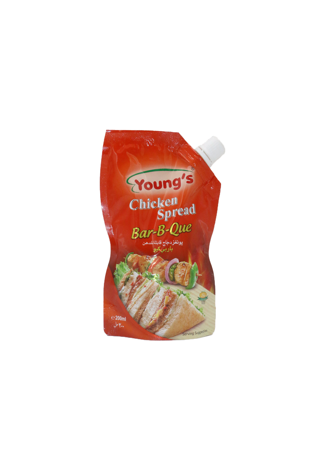 youngs chicken spread bbq 200ml