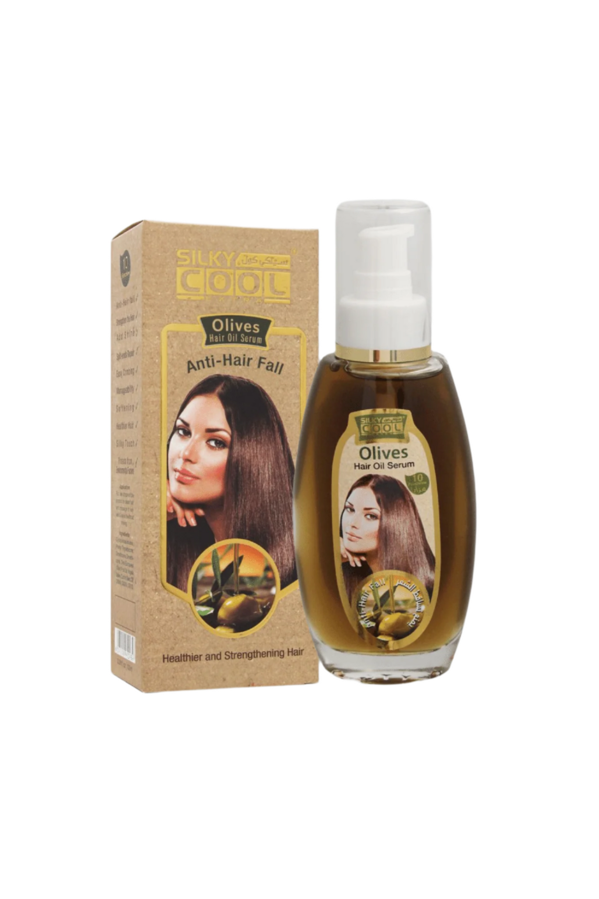 silky cool serum olive oil 100ml