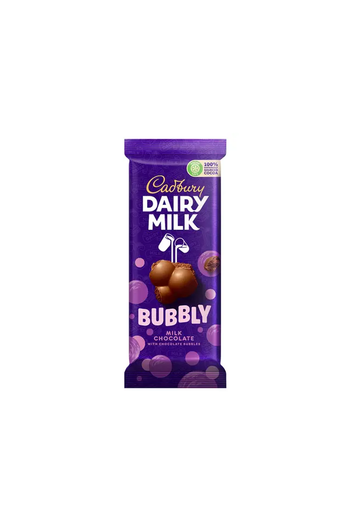 cadbury chocolate dairy milk bubbly 87g