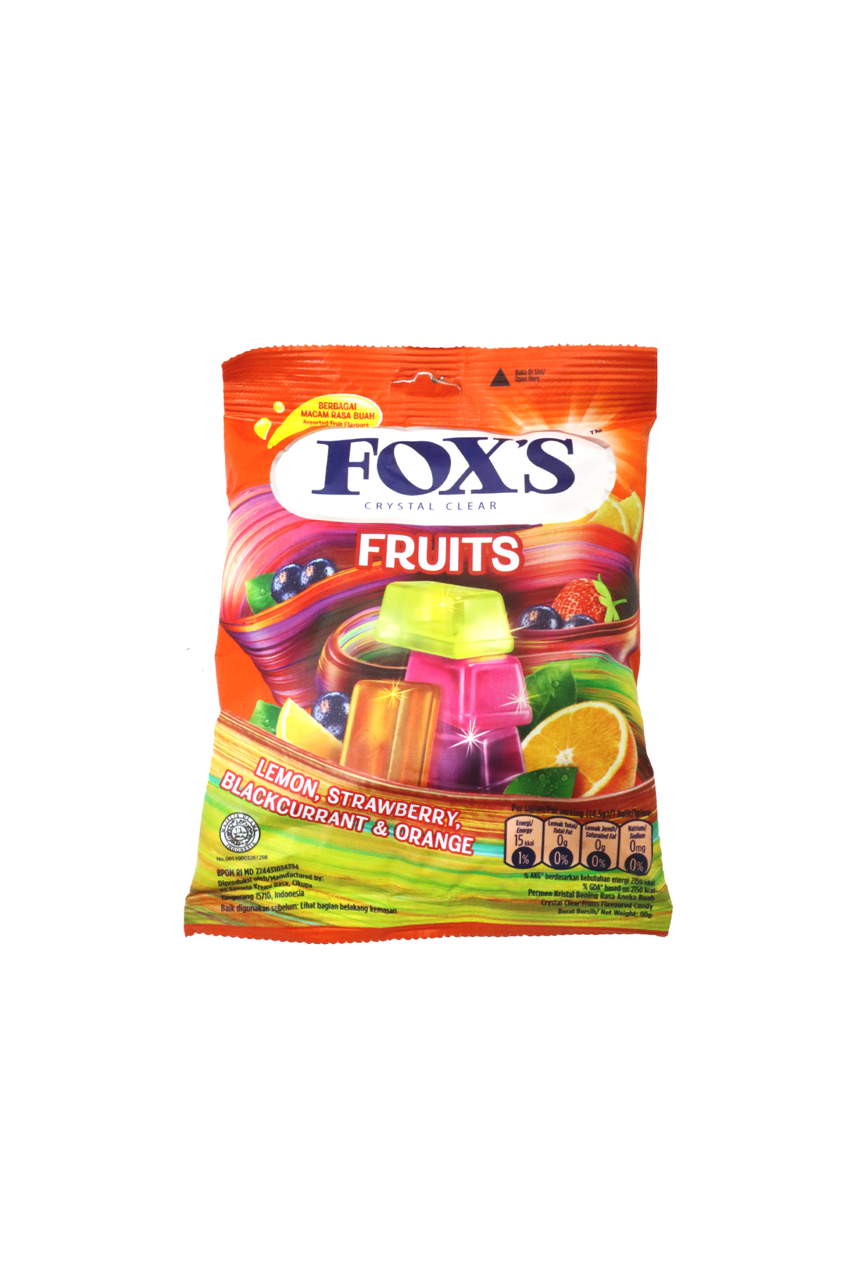 foxs candy fruits 90g indonesia