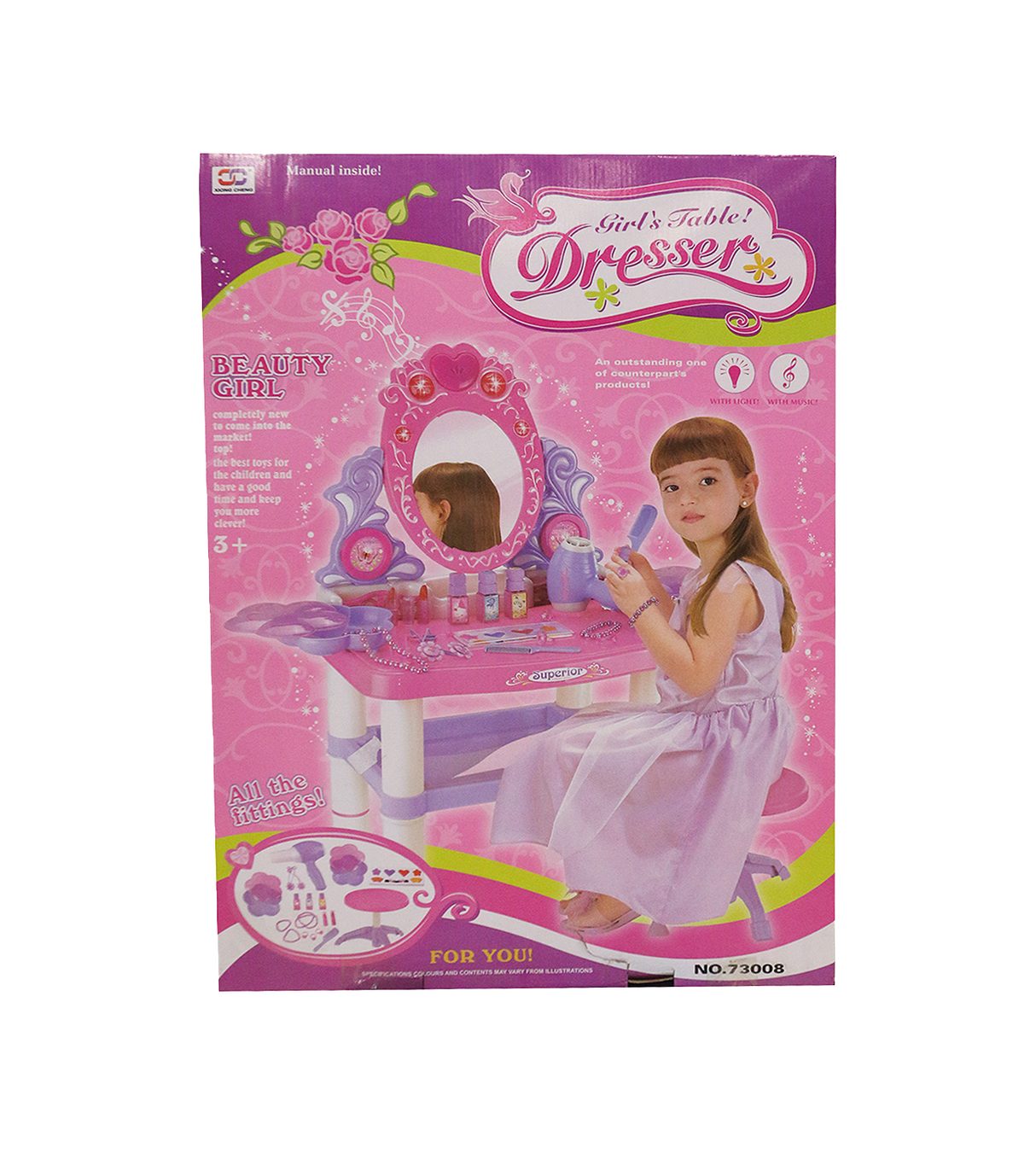 dressing table with stool 73008