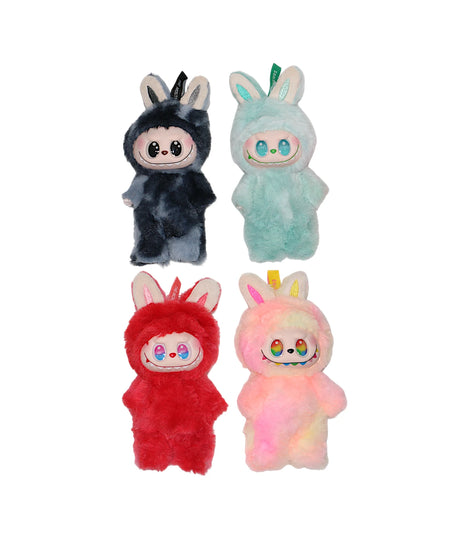 labubu doll luck different color  with music & light 6"