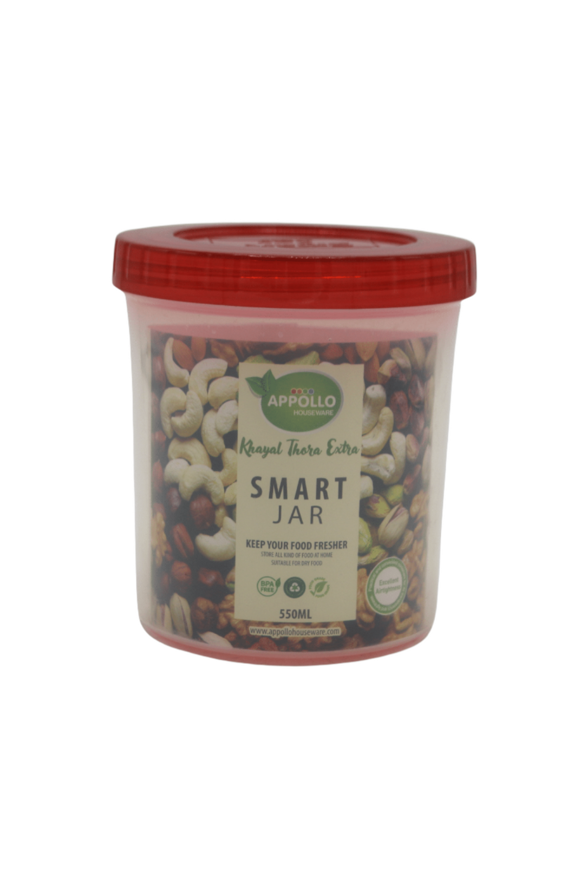 Smart Magic Jar plastic smart jar 1pc 550ml pak – KK Mart