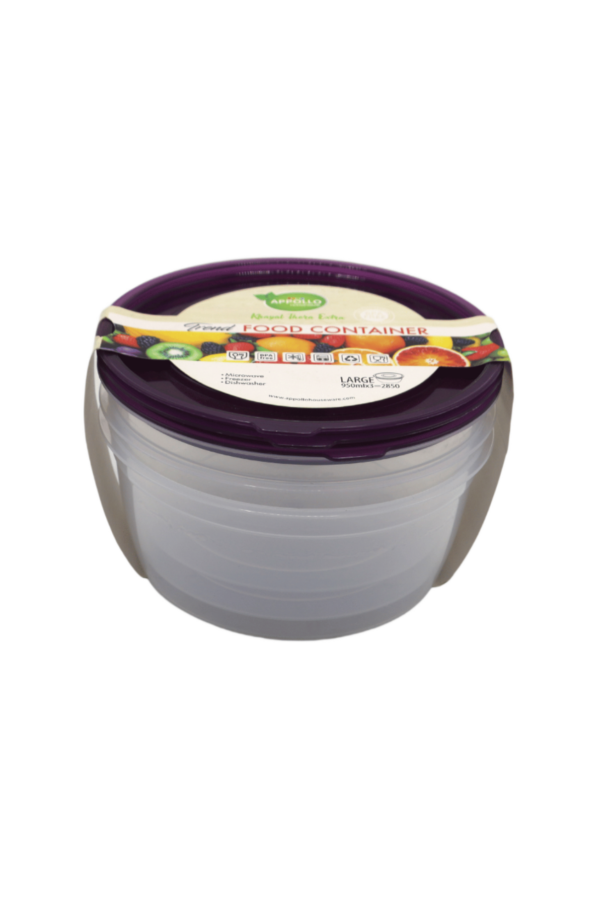 appollo trend box 3pc large pak d321