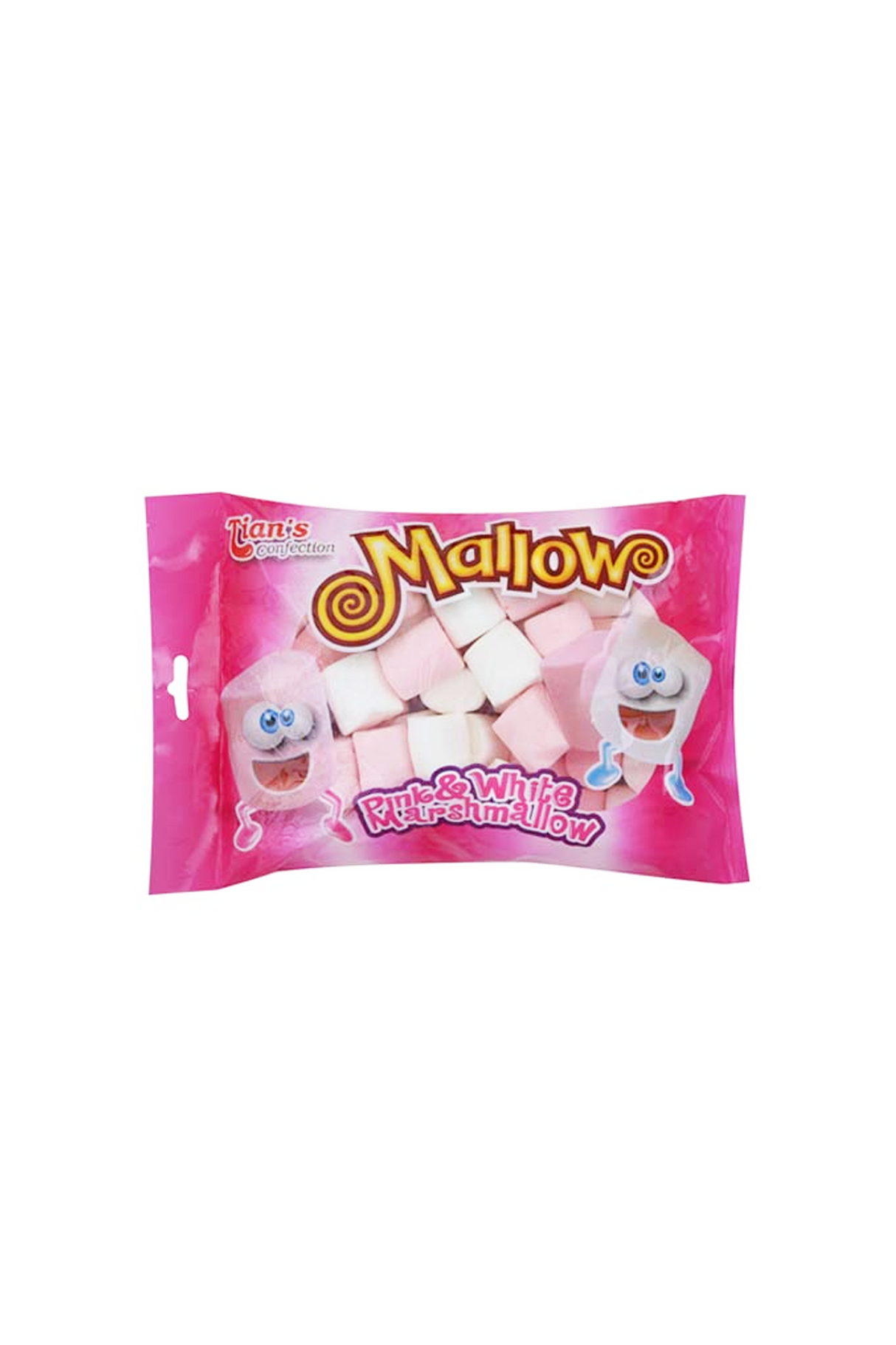 tians marshmallow pink & white 100g