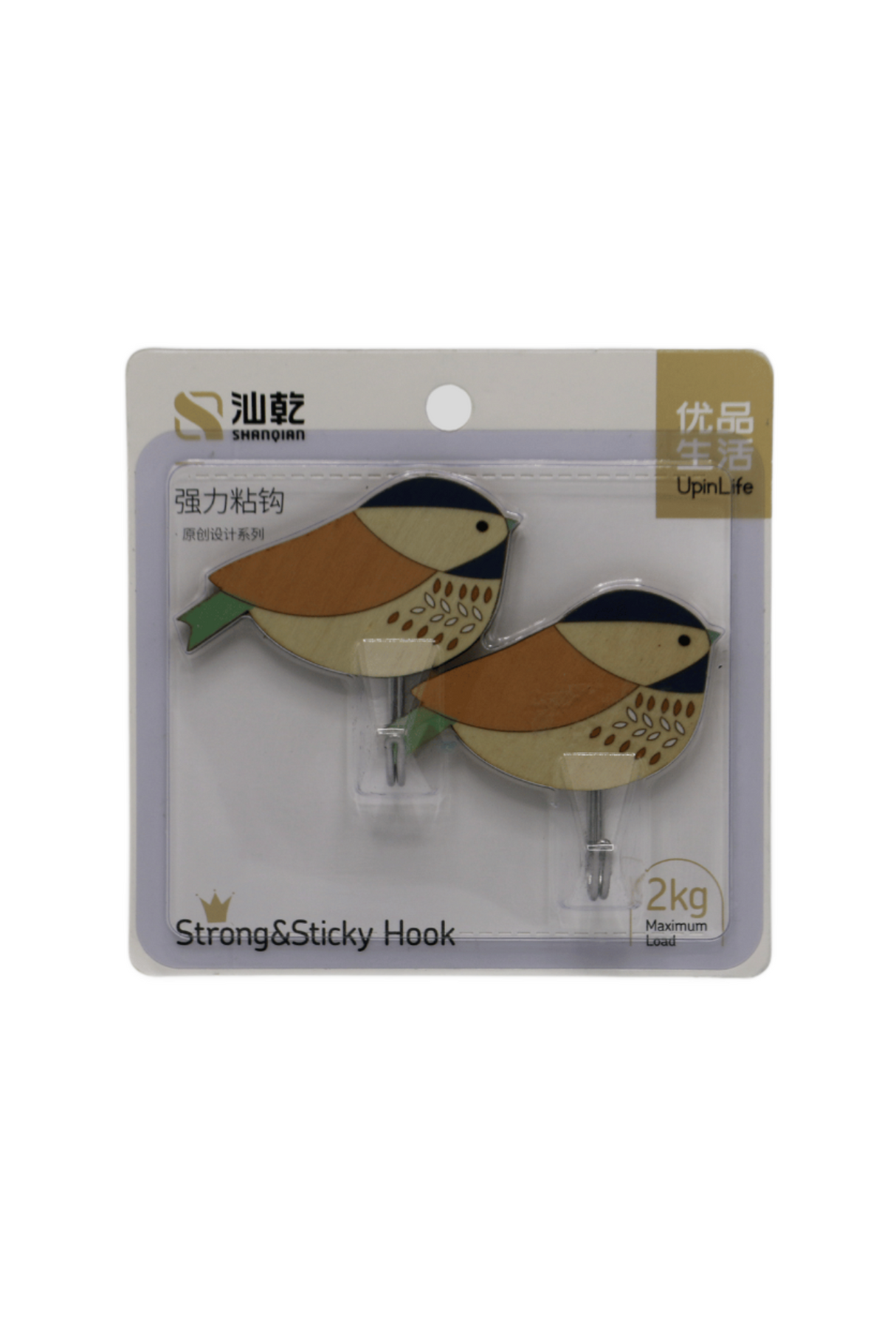 wood sticky hook 2pc china 8629
