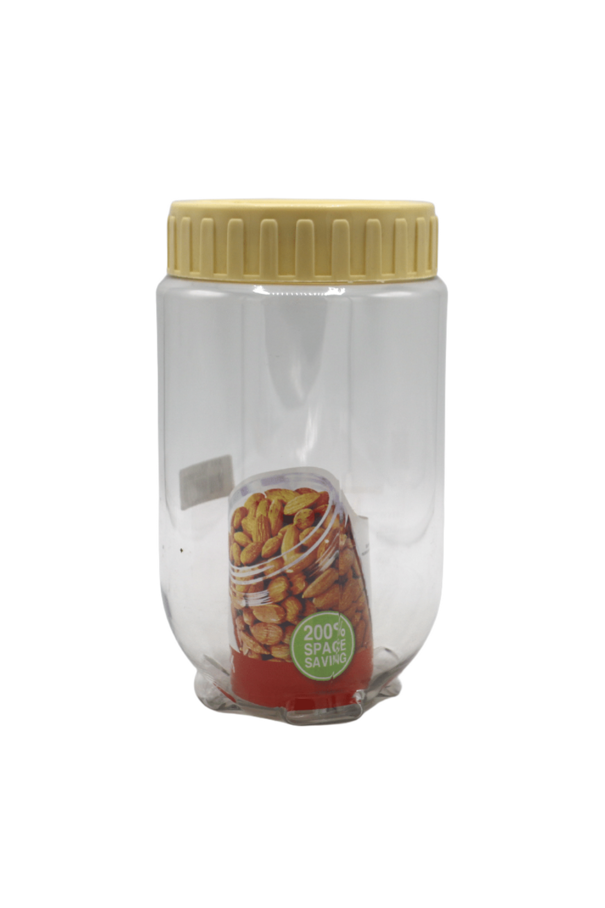 plastic jar 1pc large pak apple