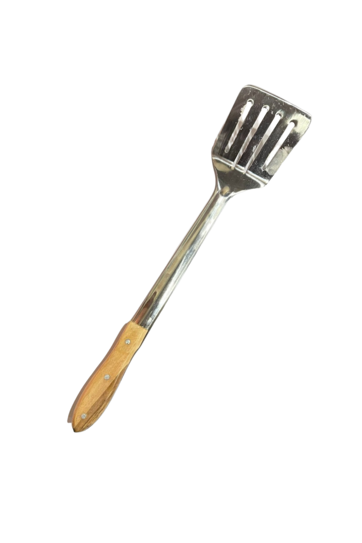 ss spatula wood handle 16''