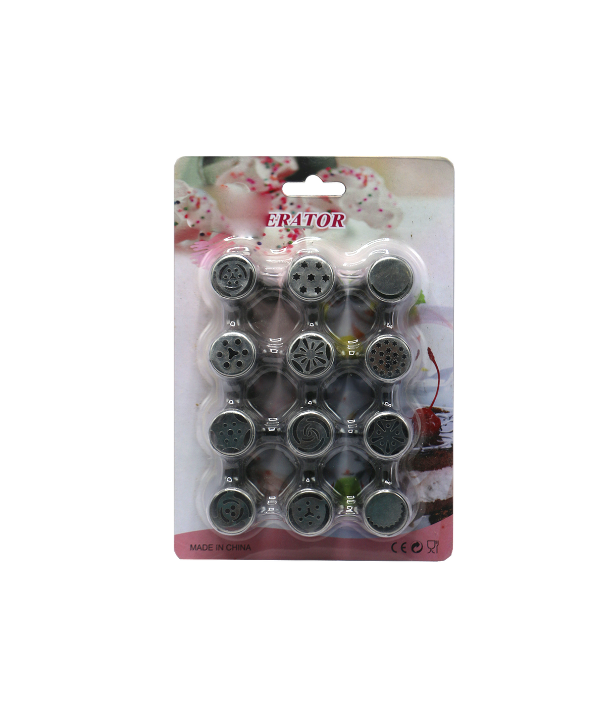 cake decorator nozzles 12pc china
