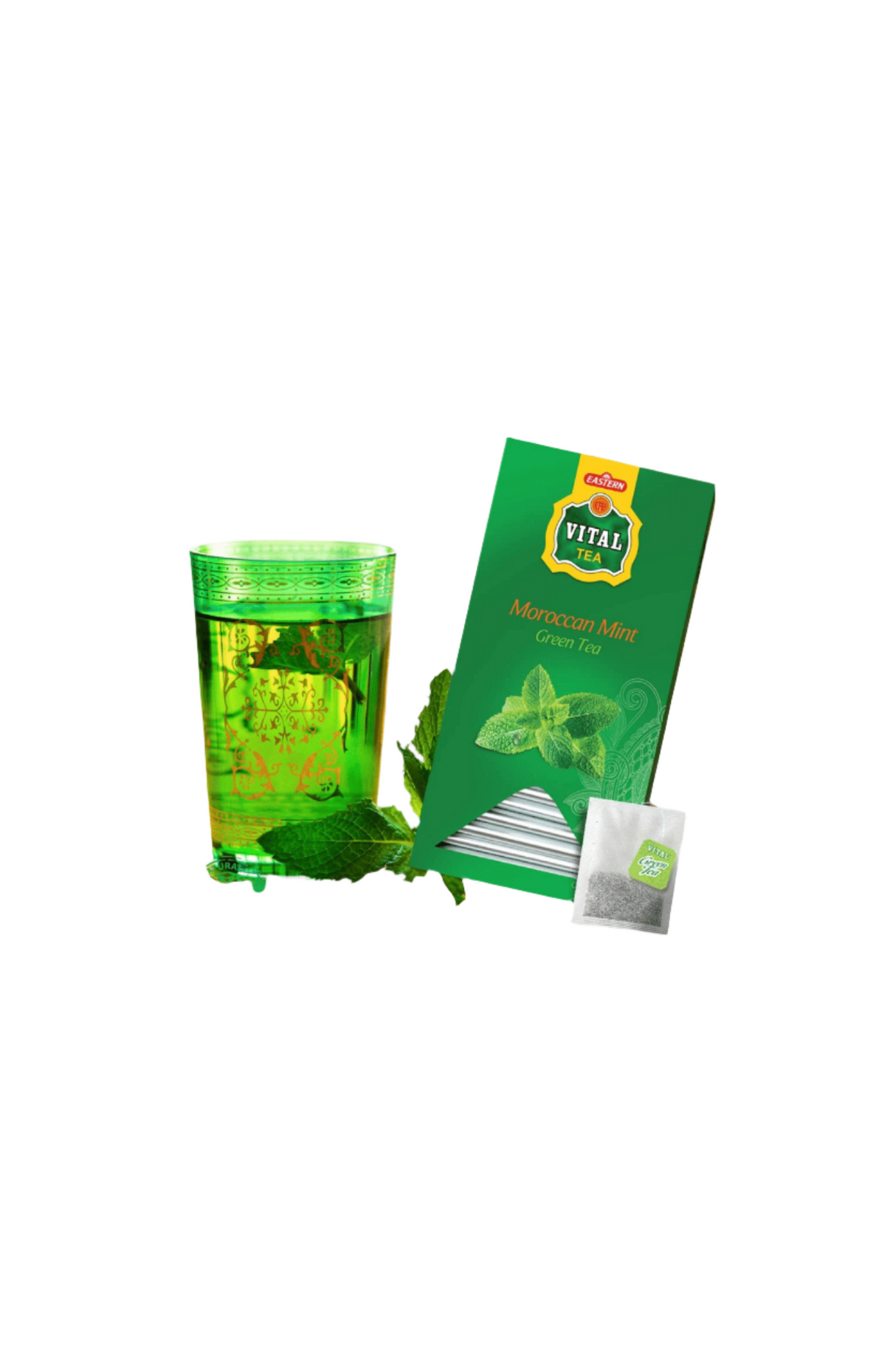 vital green tea moroccan mint 30 tea bags