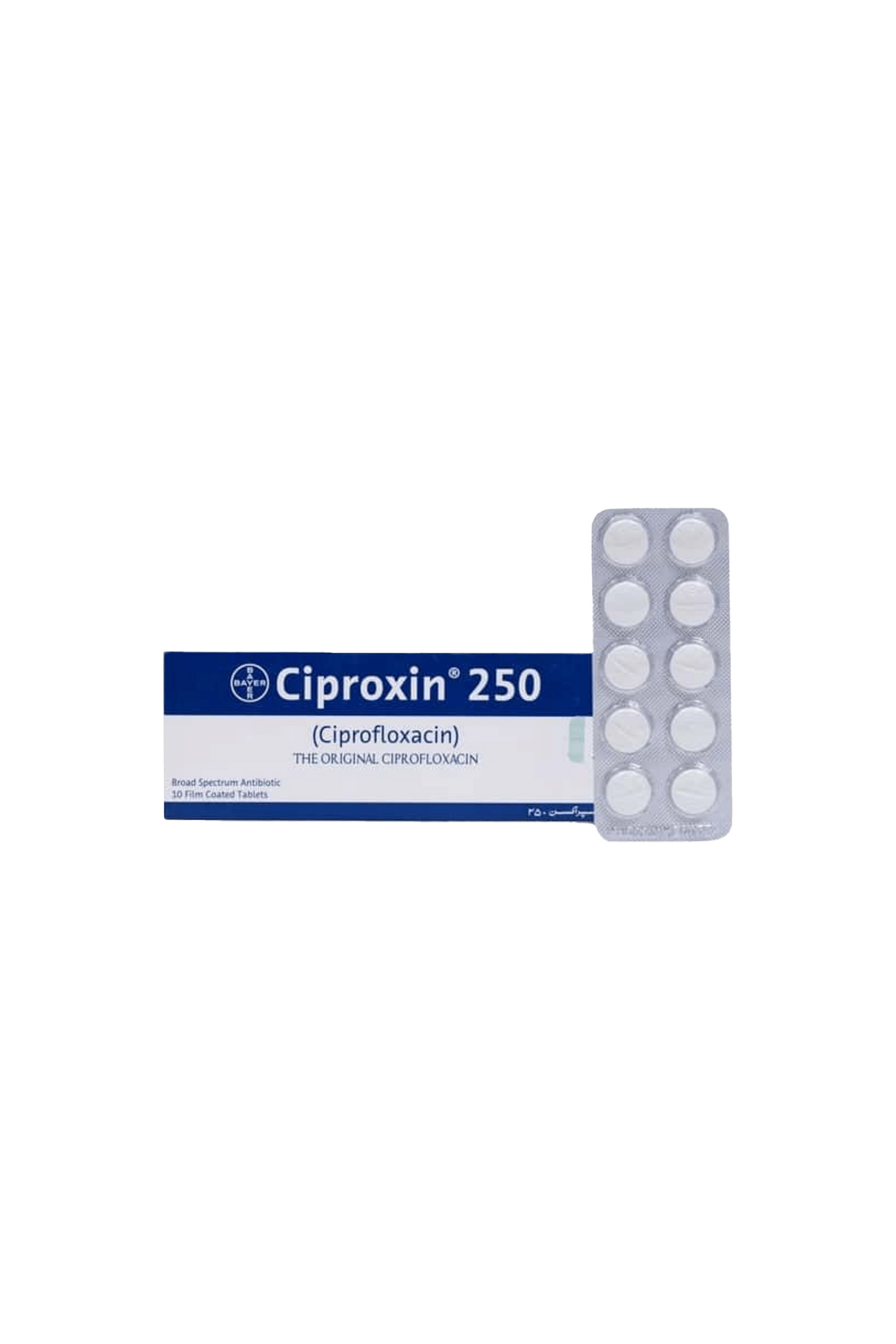 tab ciproxin 250mg 10s