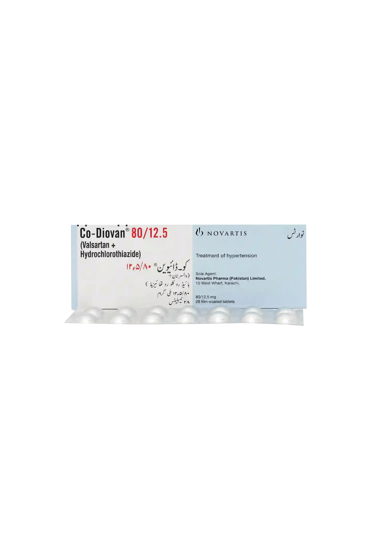 tab co diovan 80/12.5mg 28s