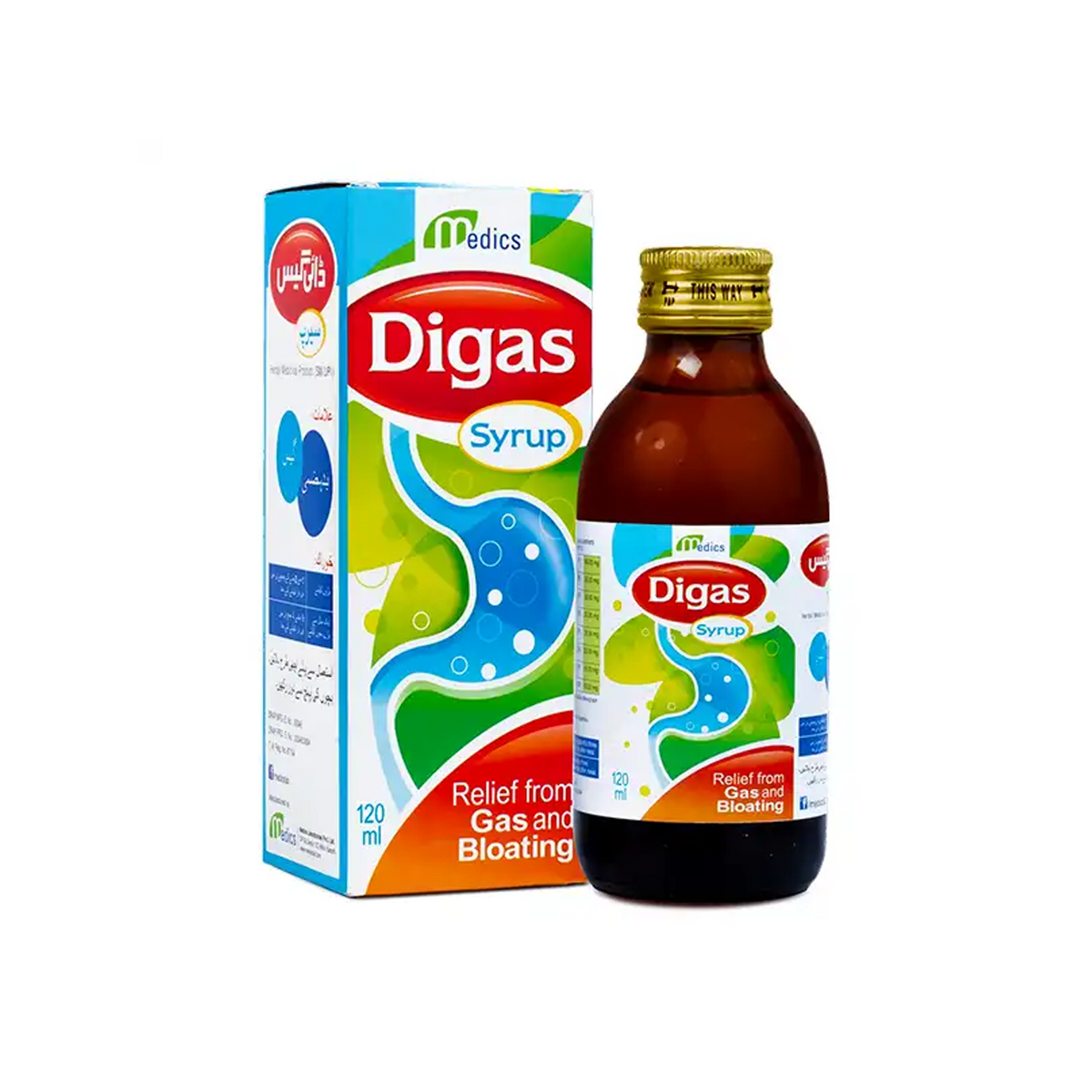 syp digas 120ml medics – KK Mart