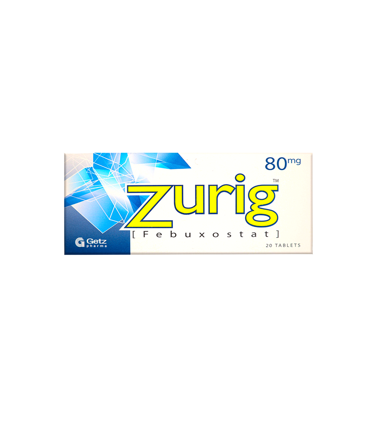tab zurig 80mg 20s