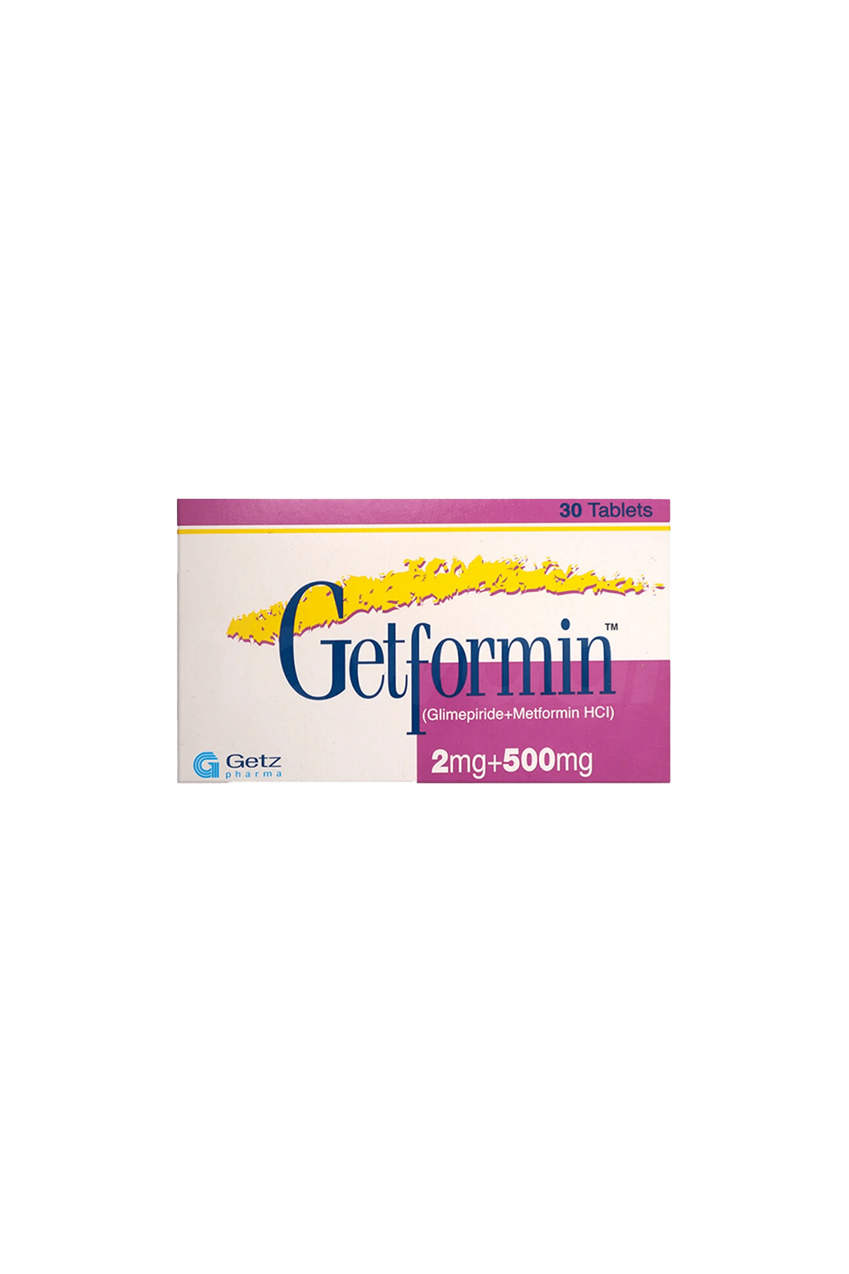 tab getformin 2/500mg 30s