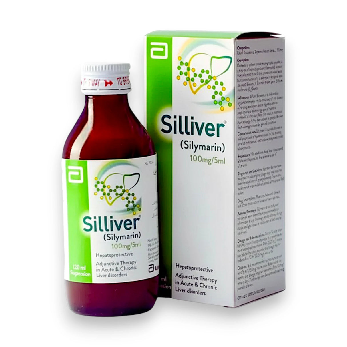 syrup silliver 120ml abbot