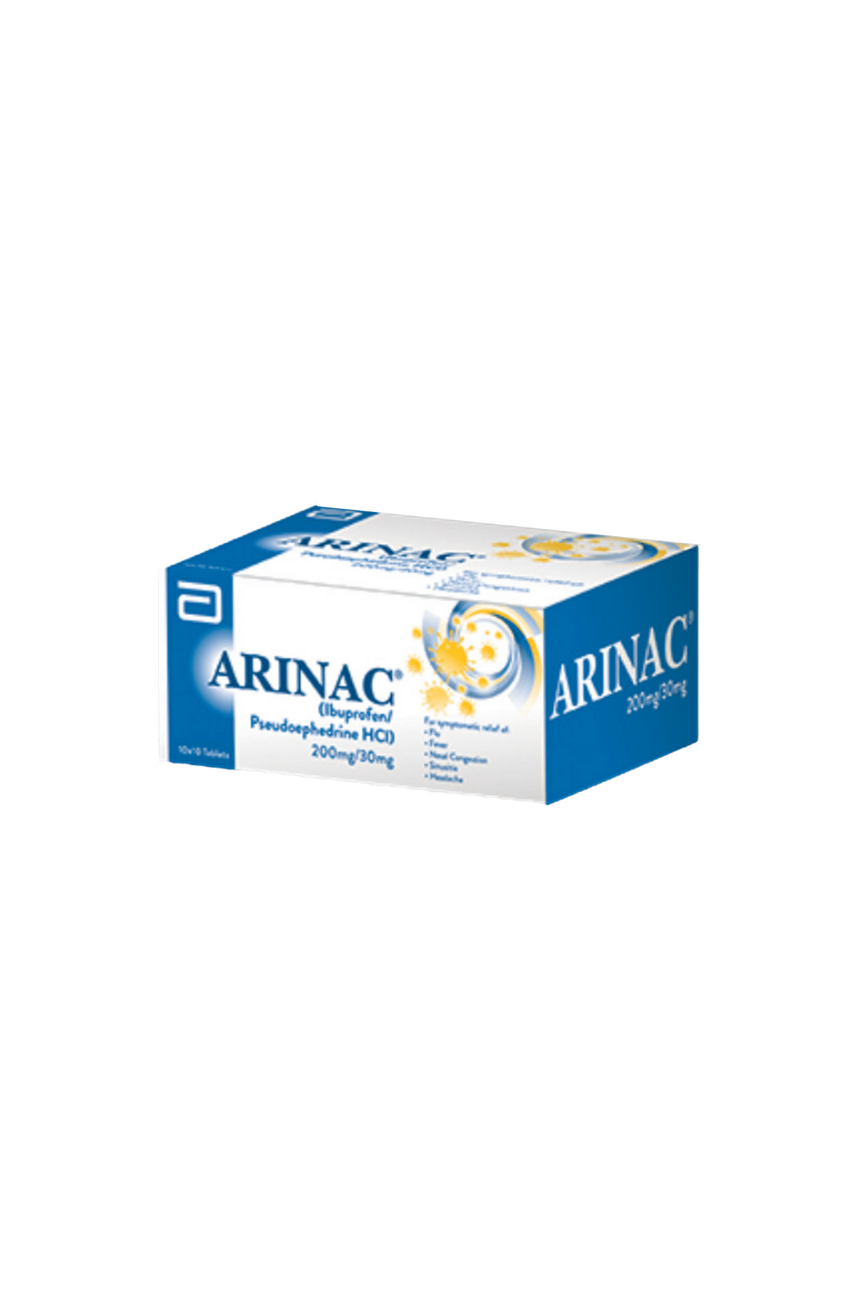 tab arinac 200/30mg 100s abbot