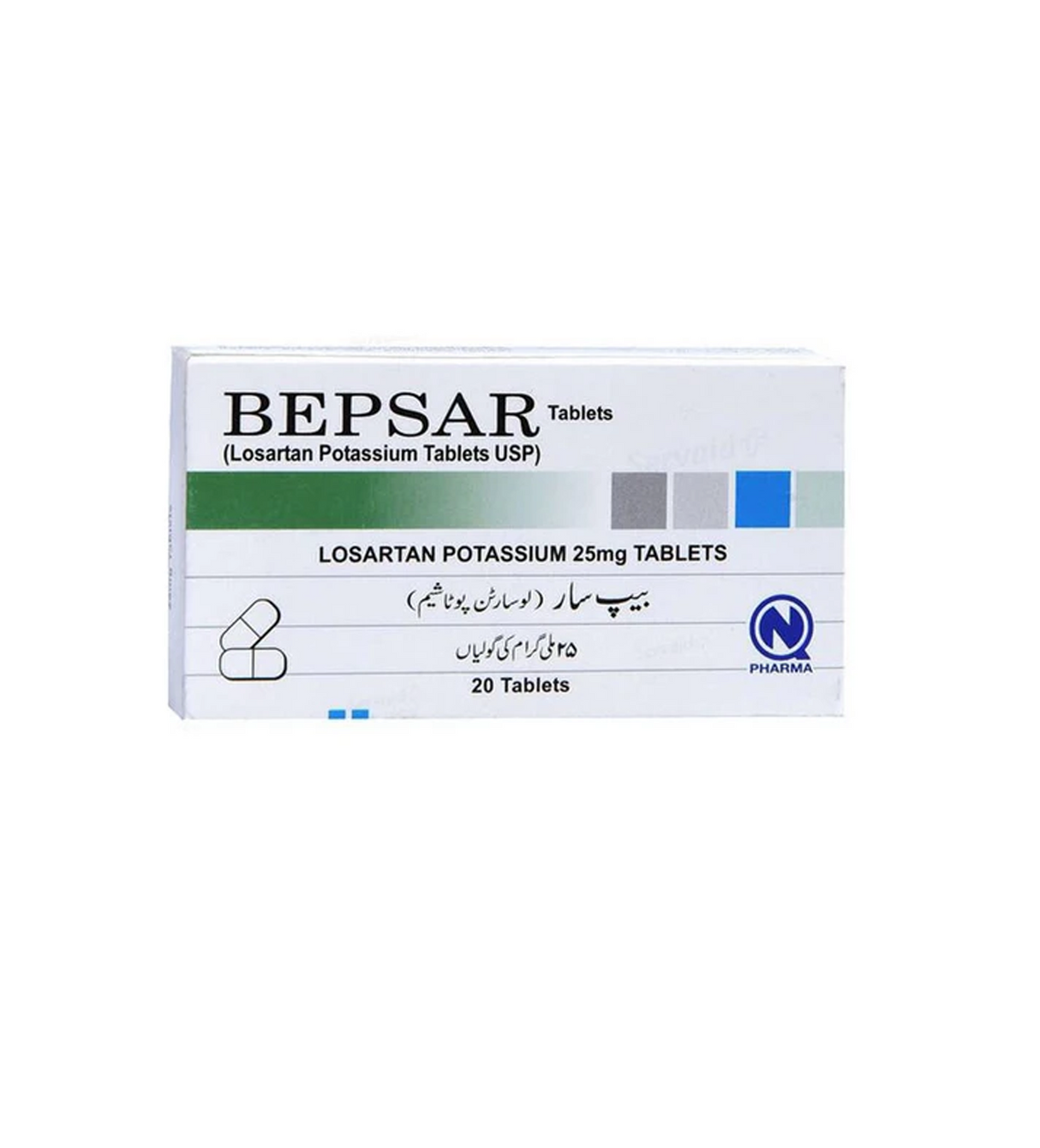 tab bepsar 25mg 20s