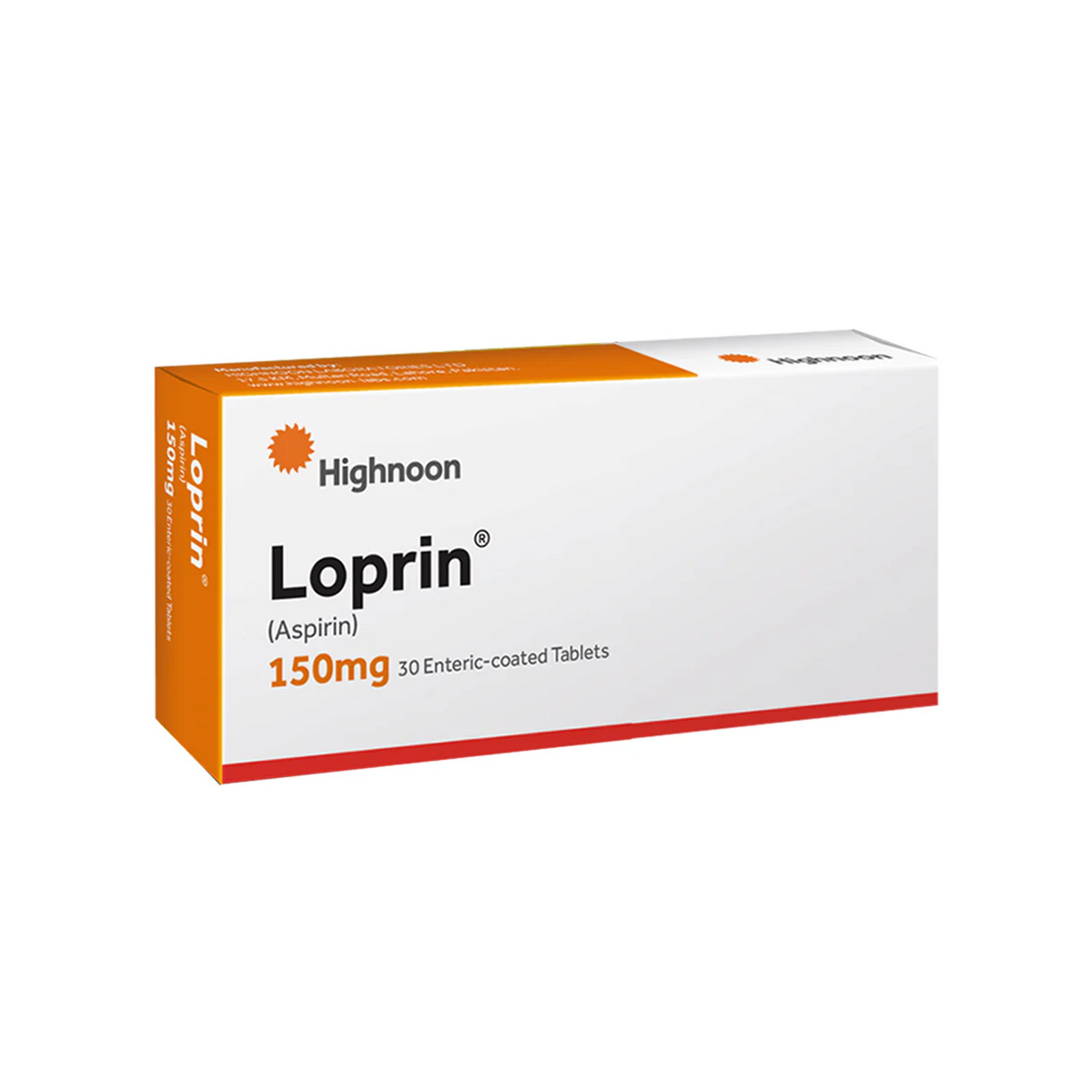 tab loprin 150mg 30s highnoon – KK Mart
