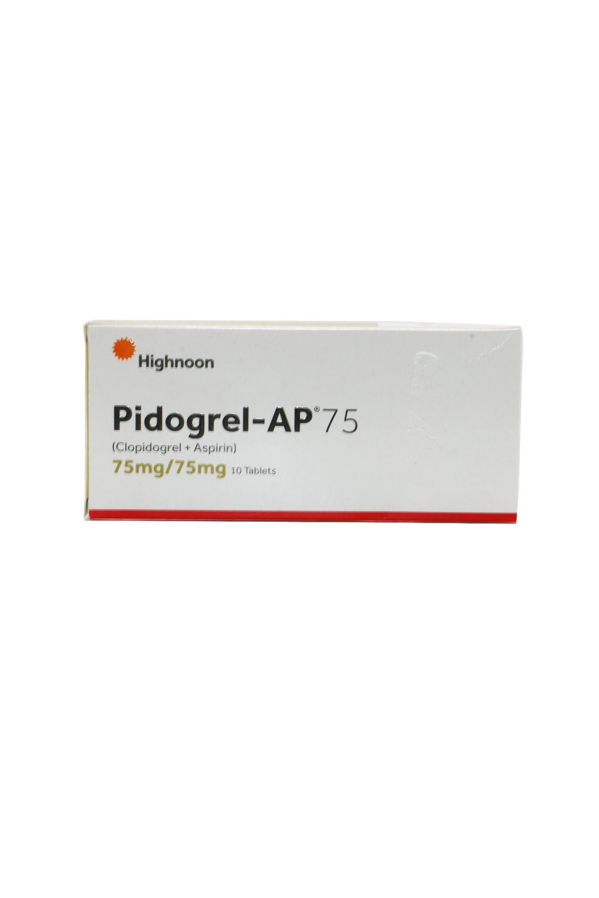 tab pidogrel ap 75mg 10s highnoon