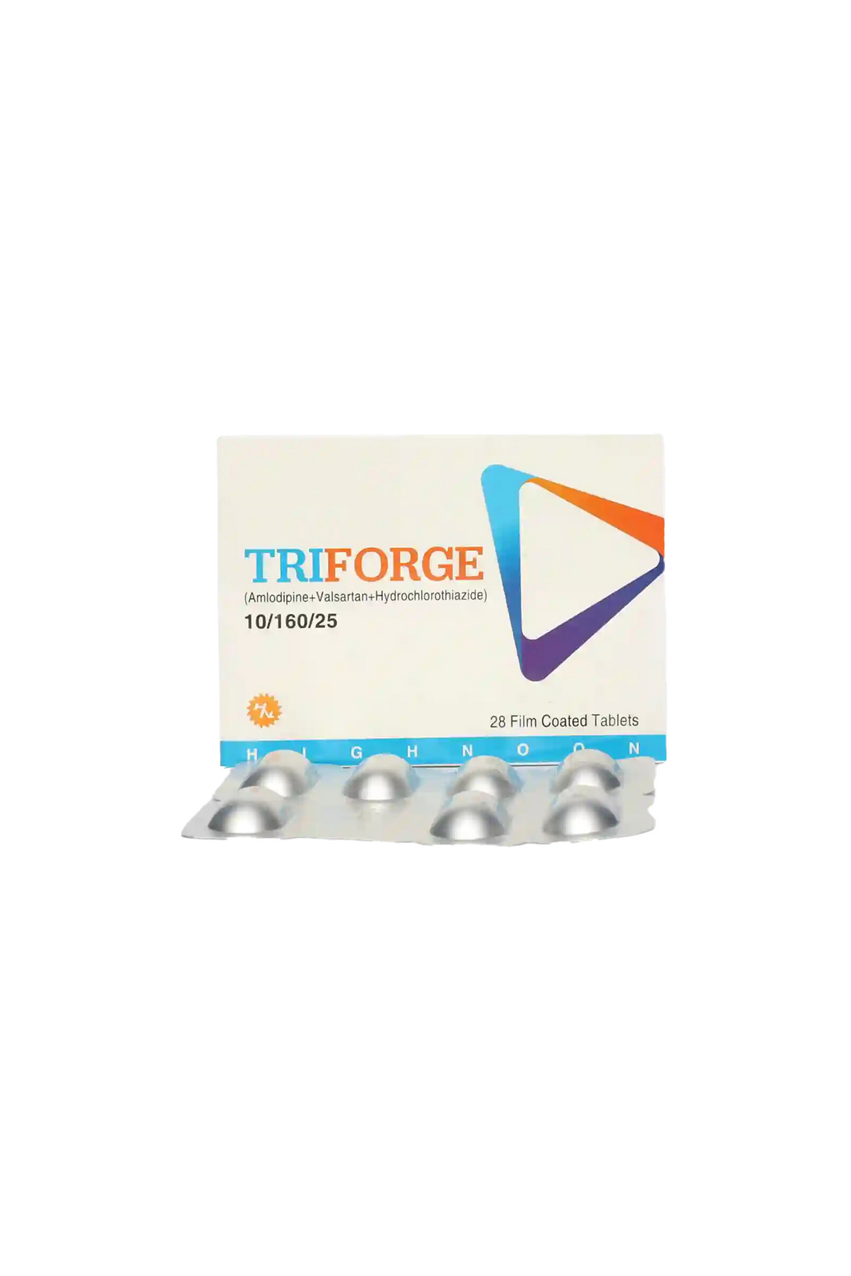 tab triforge 10/160/25mg 28s highnoon