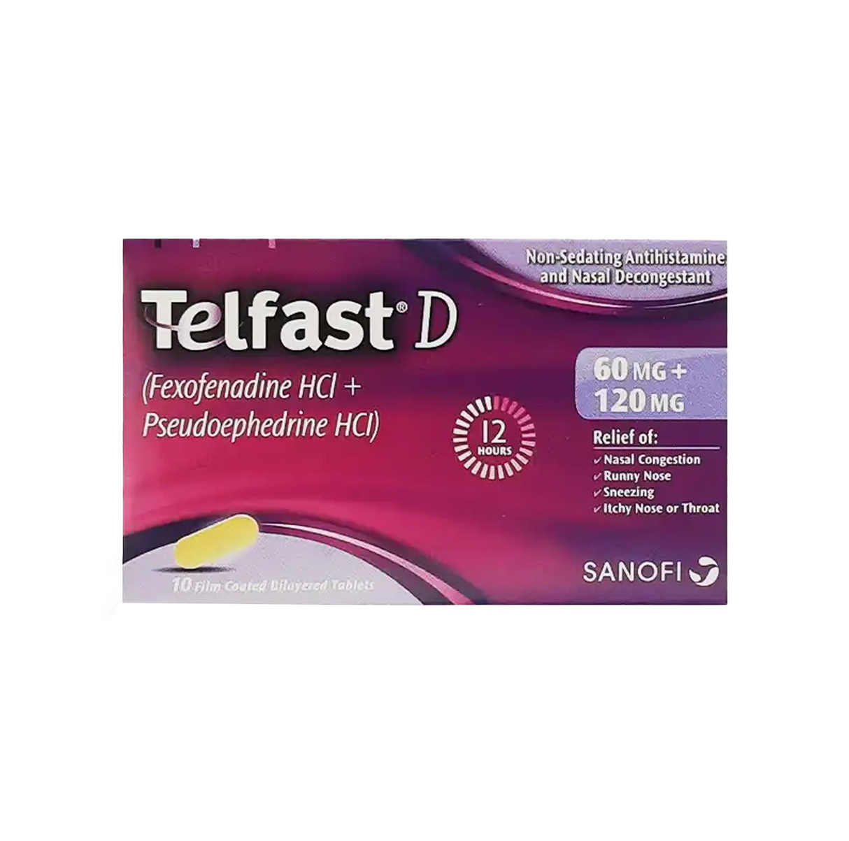 tab telfast d 60/120mg 10s sanofi