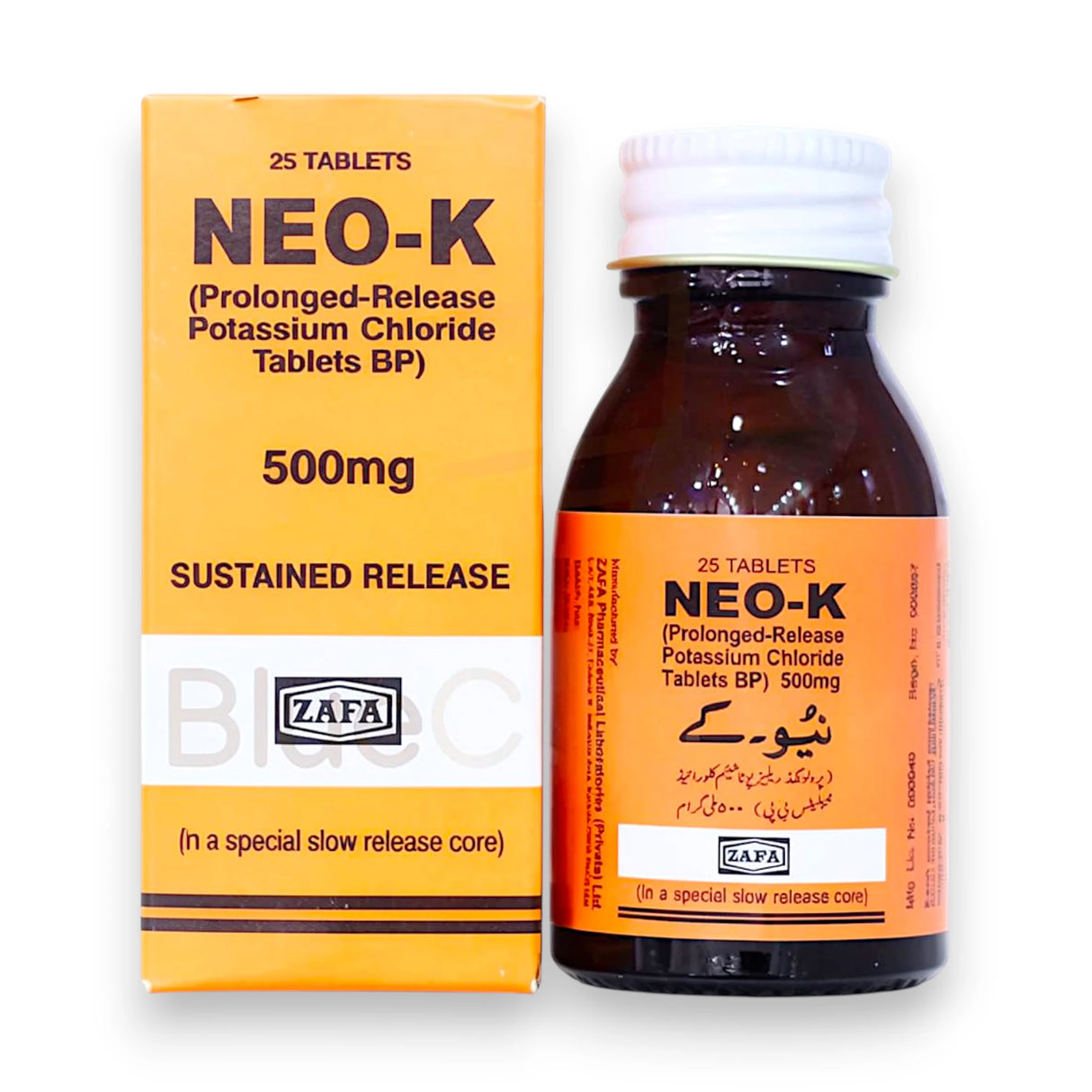 tablets neo k 500mg 25t 1s