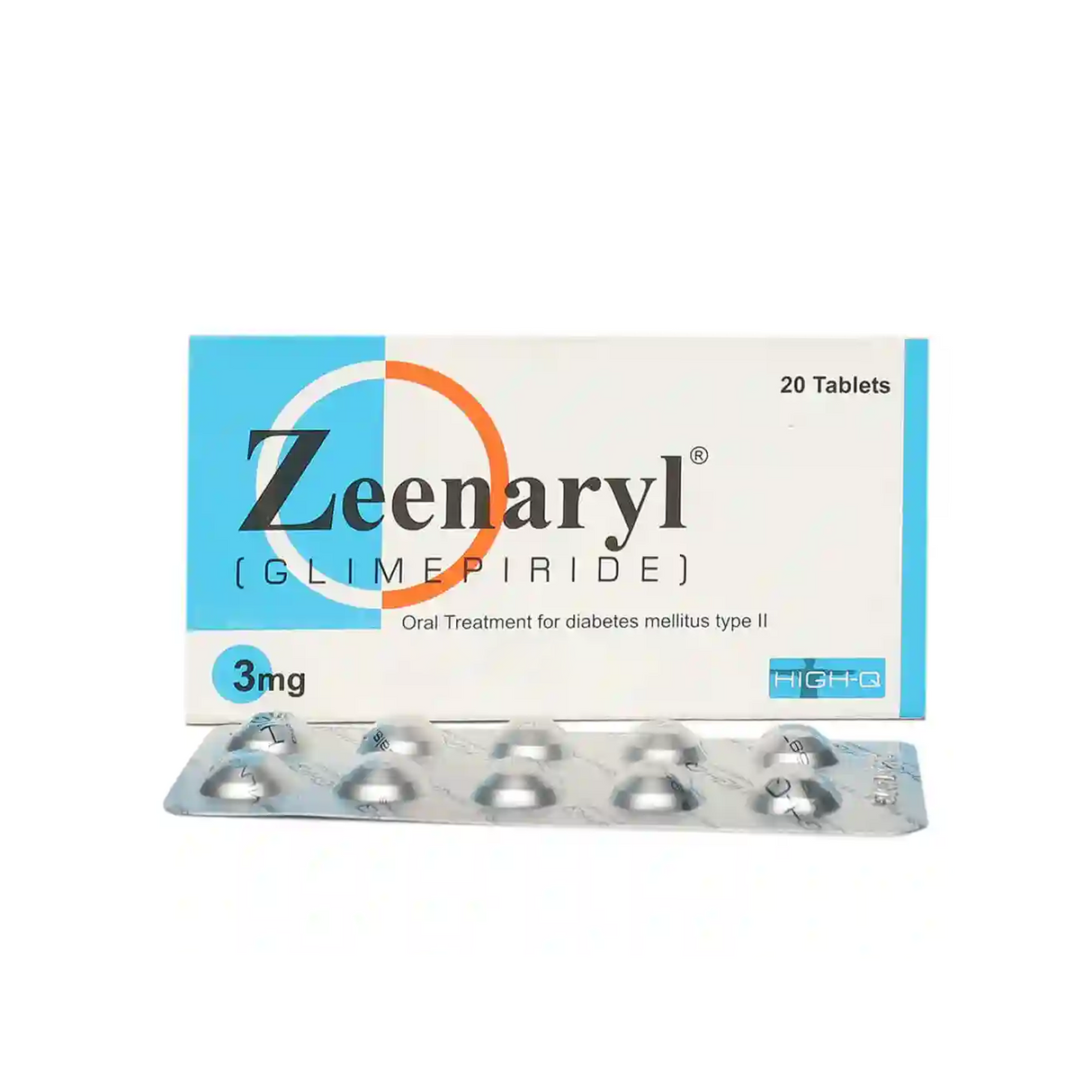 tab zeenaryl 3mg 20s