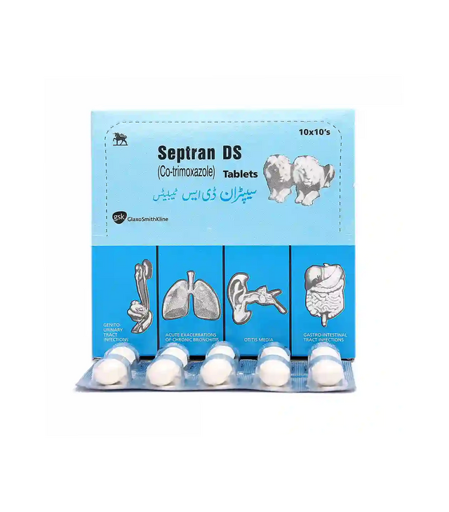 Spetran Inj tablets septran ds 100s gsk – KK Mart