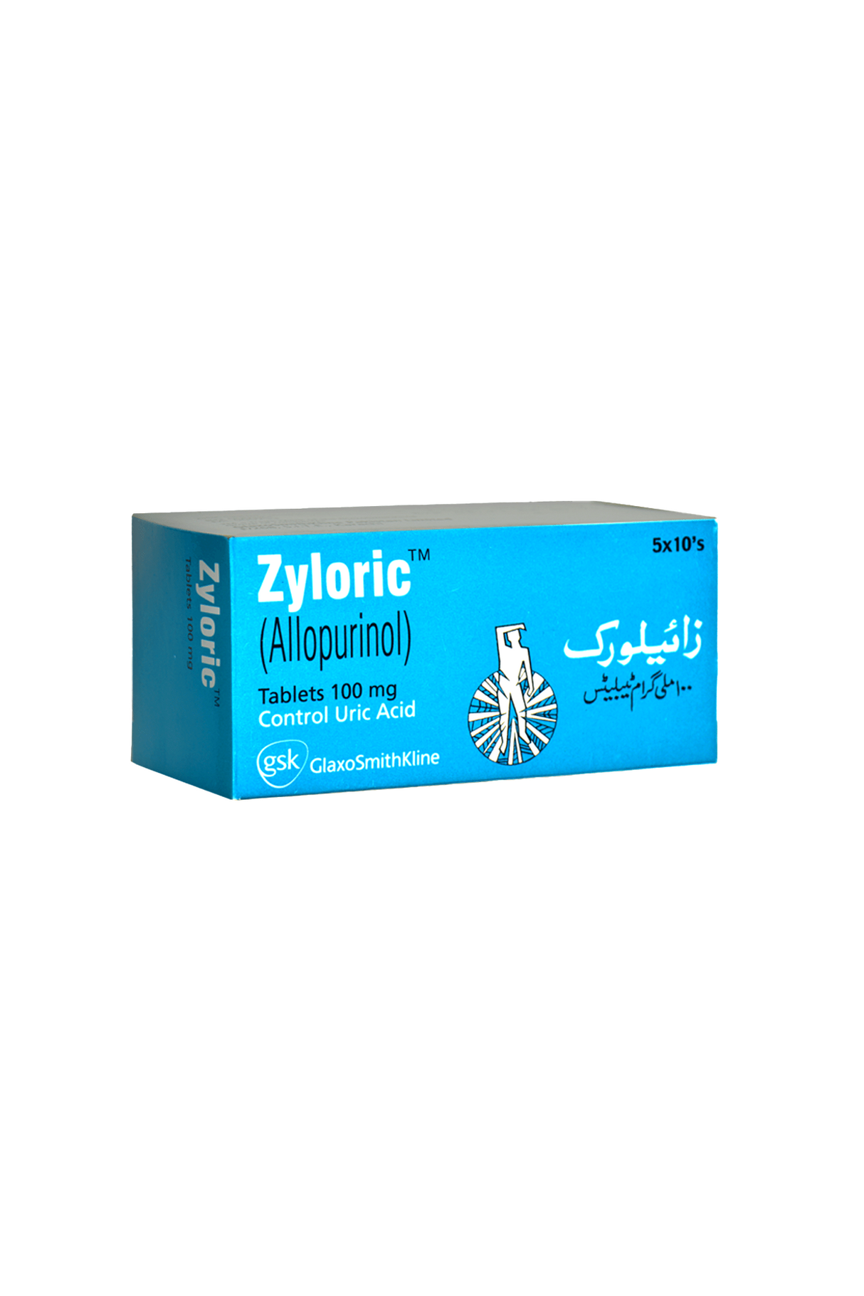 tab zyloric 100mg 50s gsk