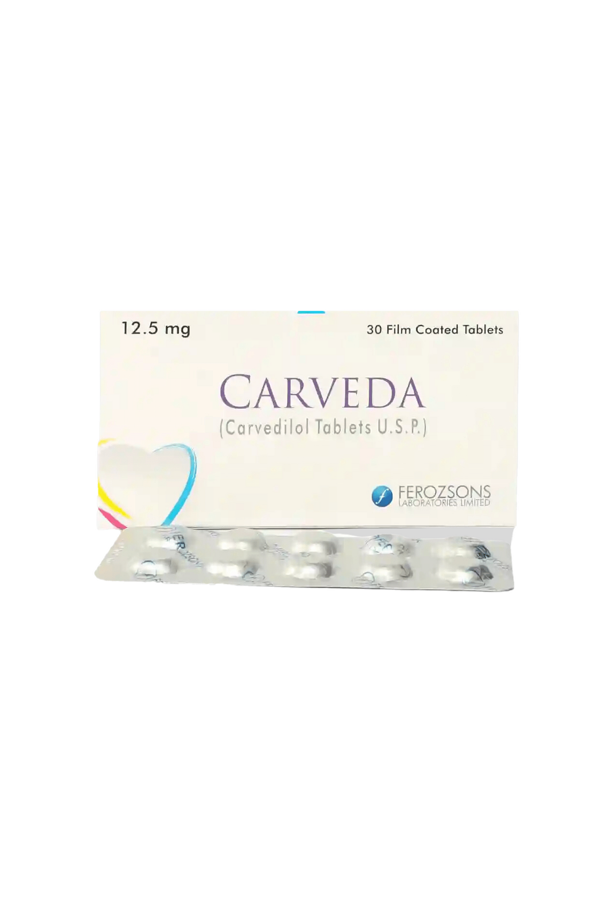 tab carveda 12.5mg 30s