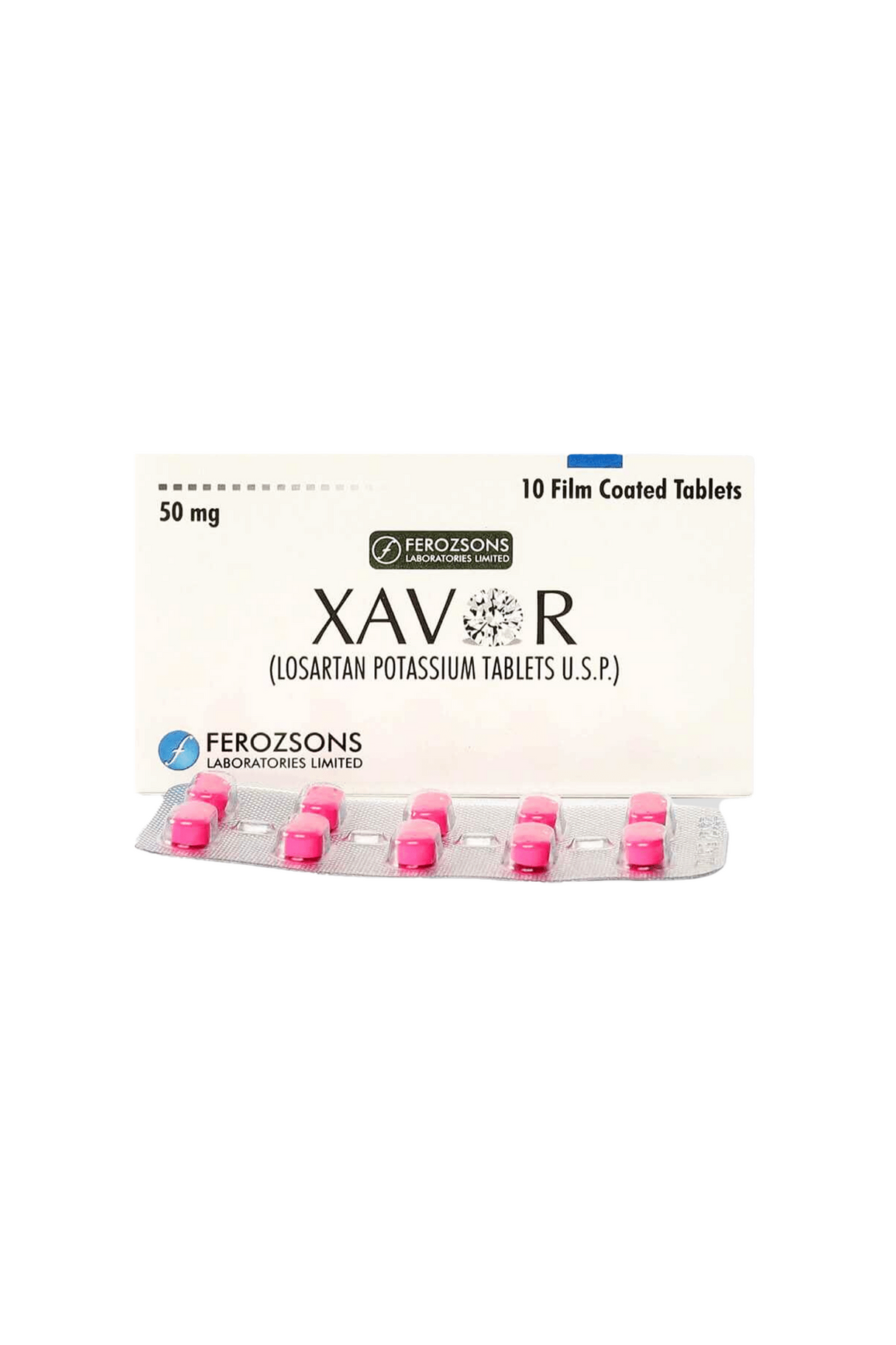 tab xavor 50mg 10s