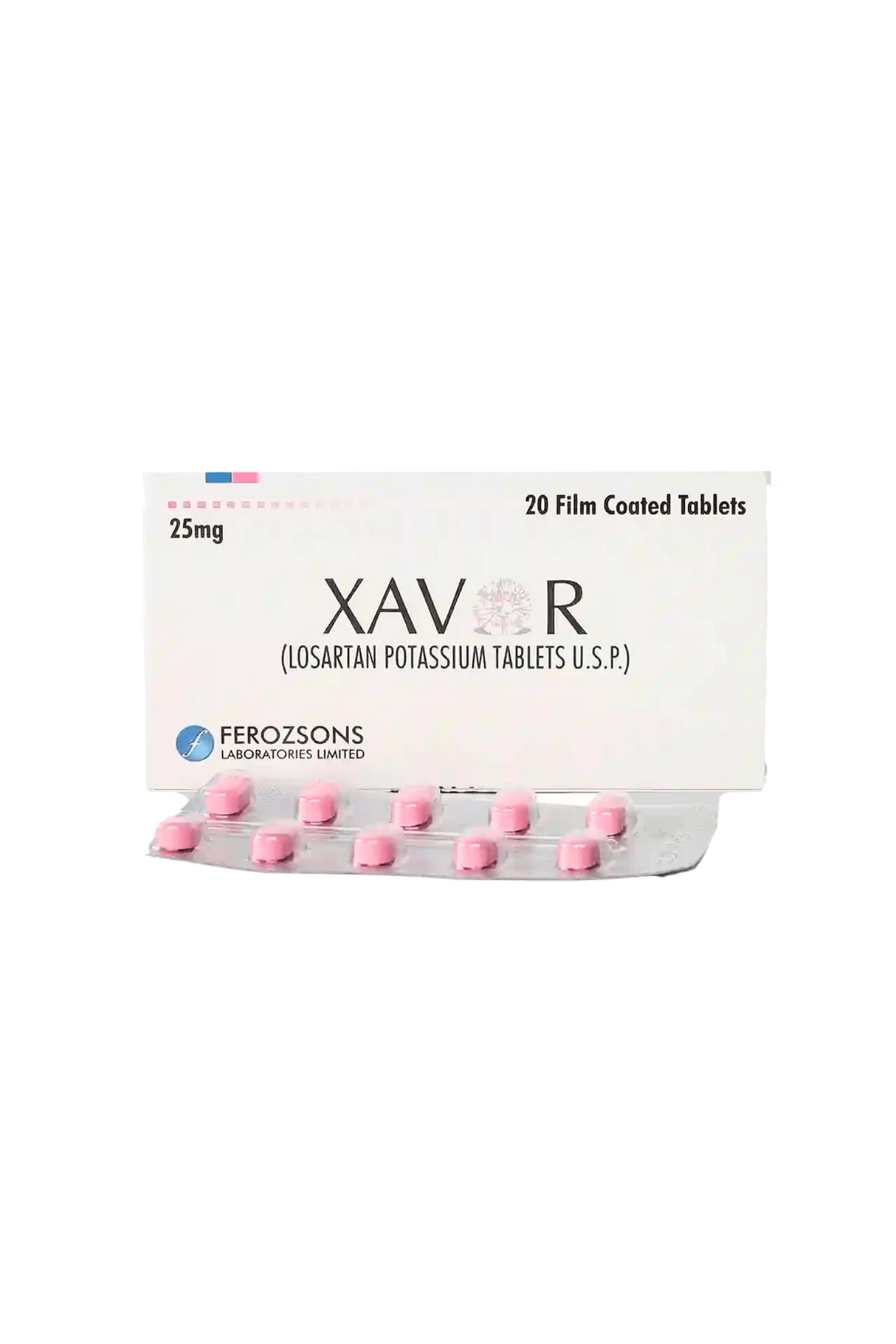 tab xavor 25mg 20s