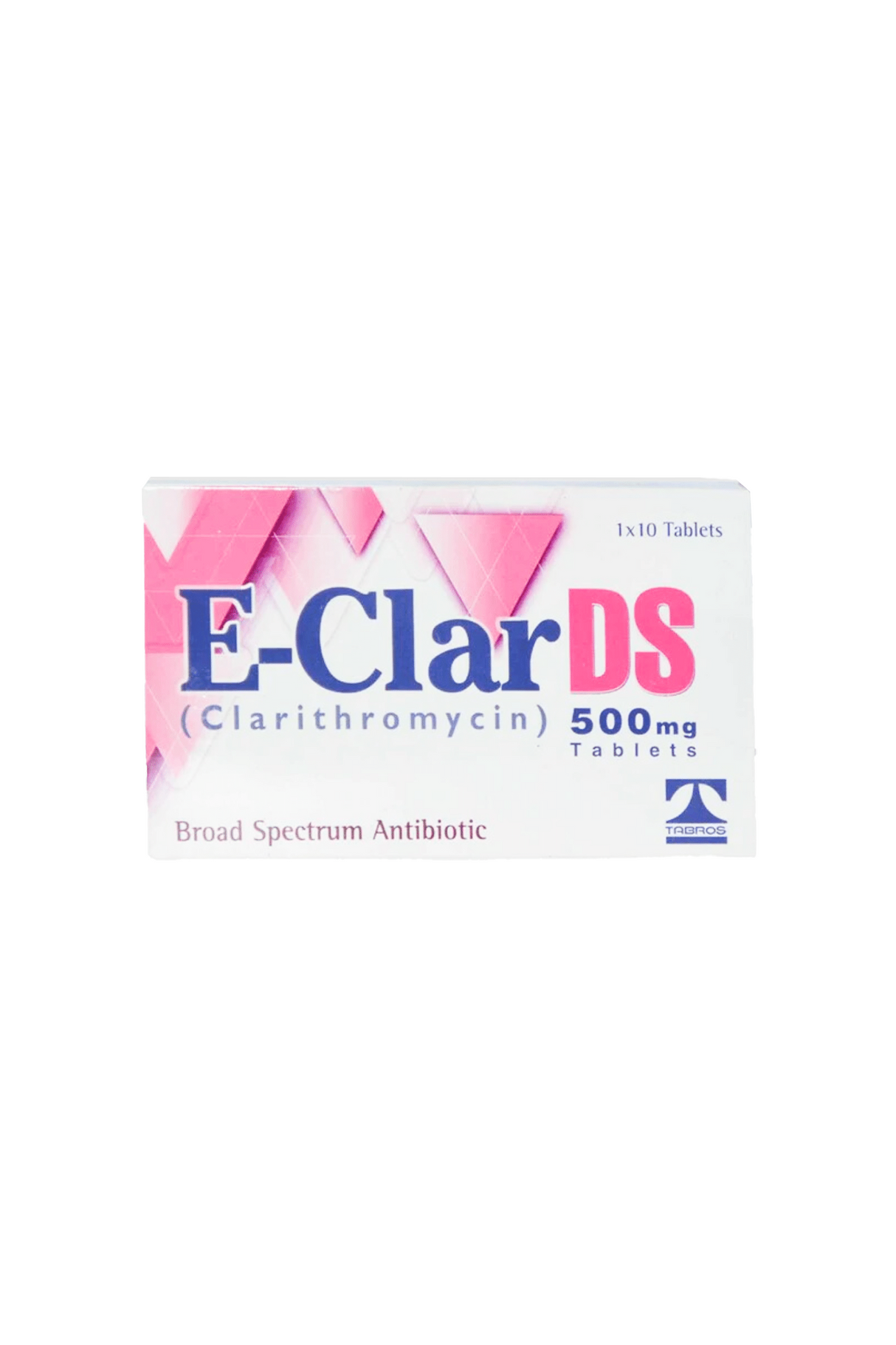 tab e clar ds 500mg 10s