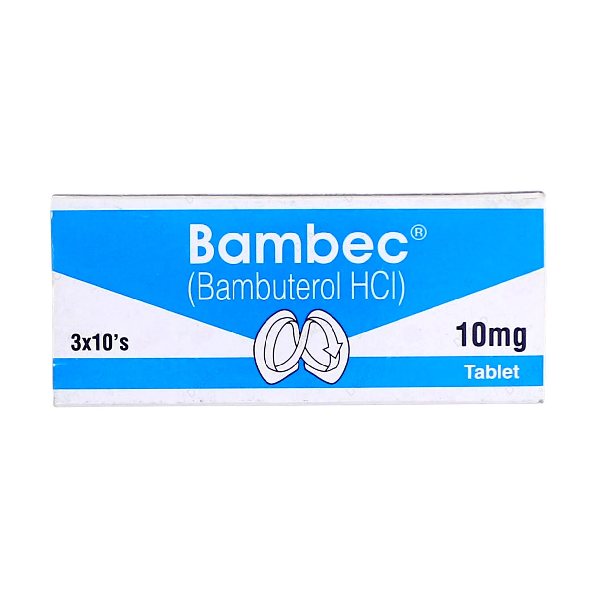 tablets bambec 10mg 30s