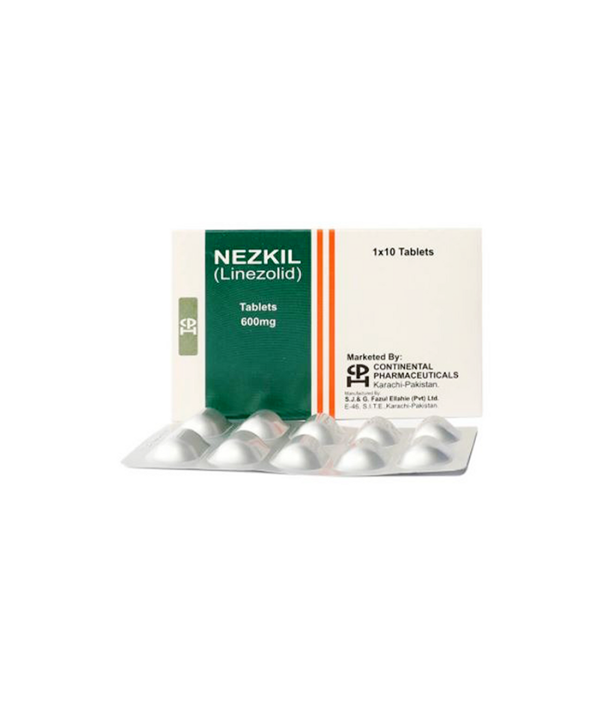 tab nezkil 600mg 10s