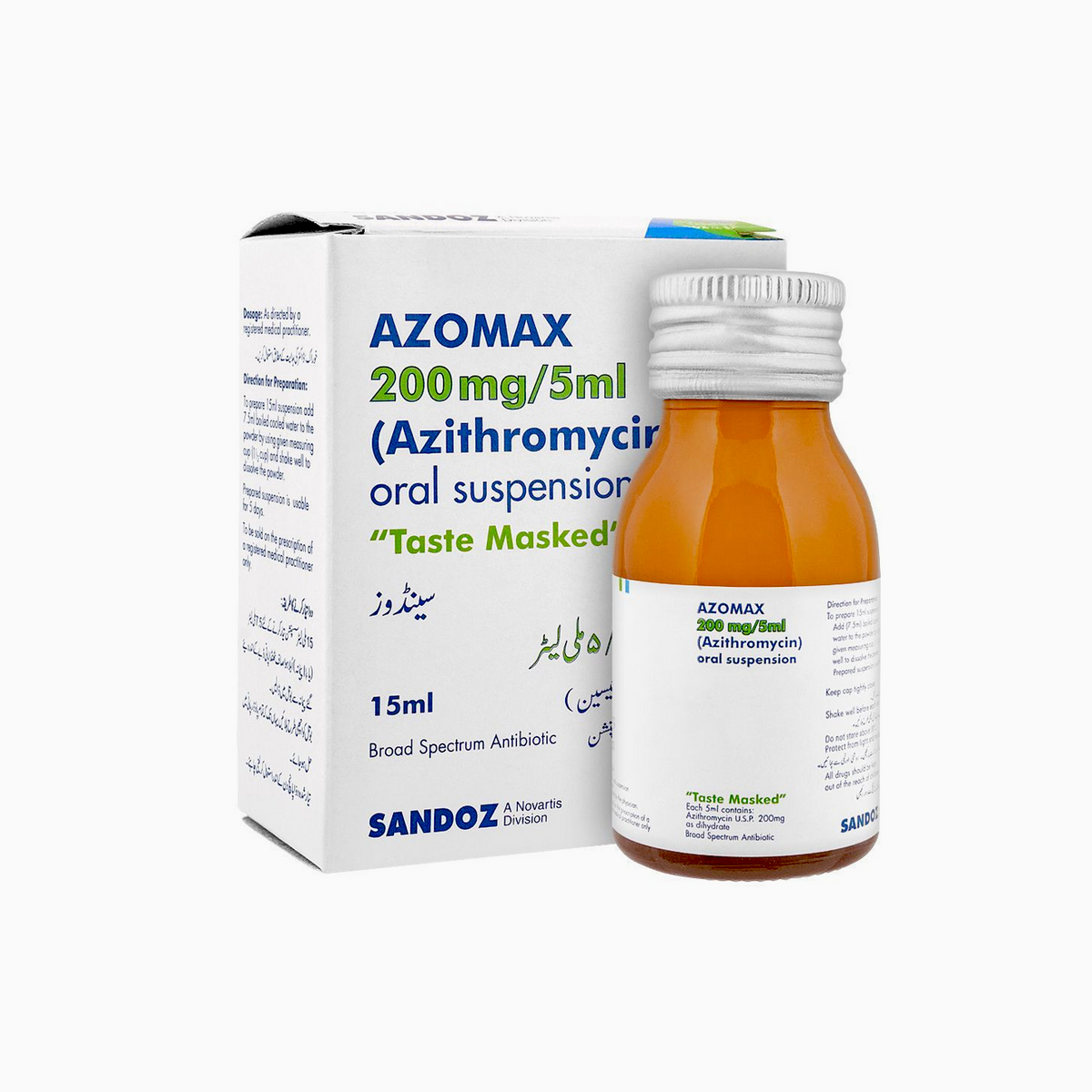 syrup azomax 200/5ml 15ml – KK Mart