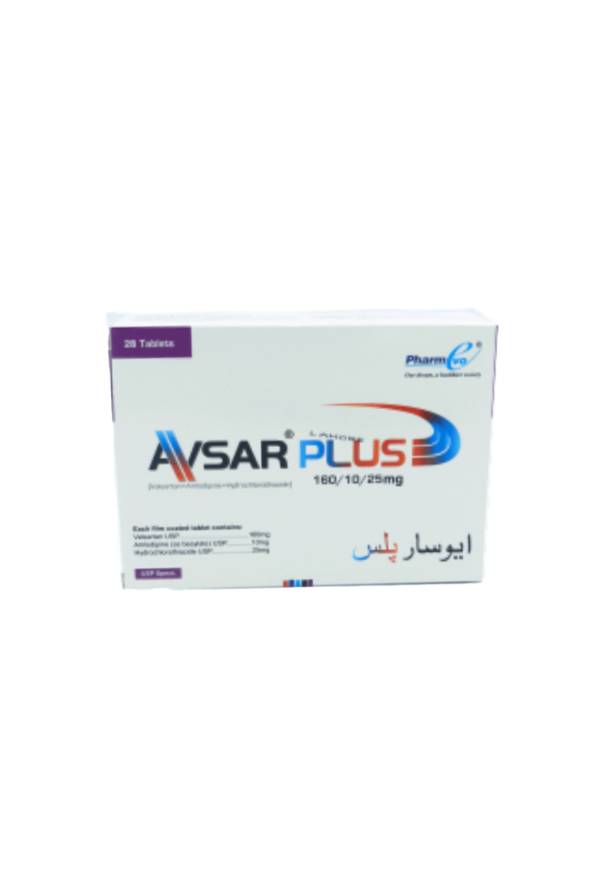 tab avsar plus 160/10/12.5mg 28s
