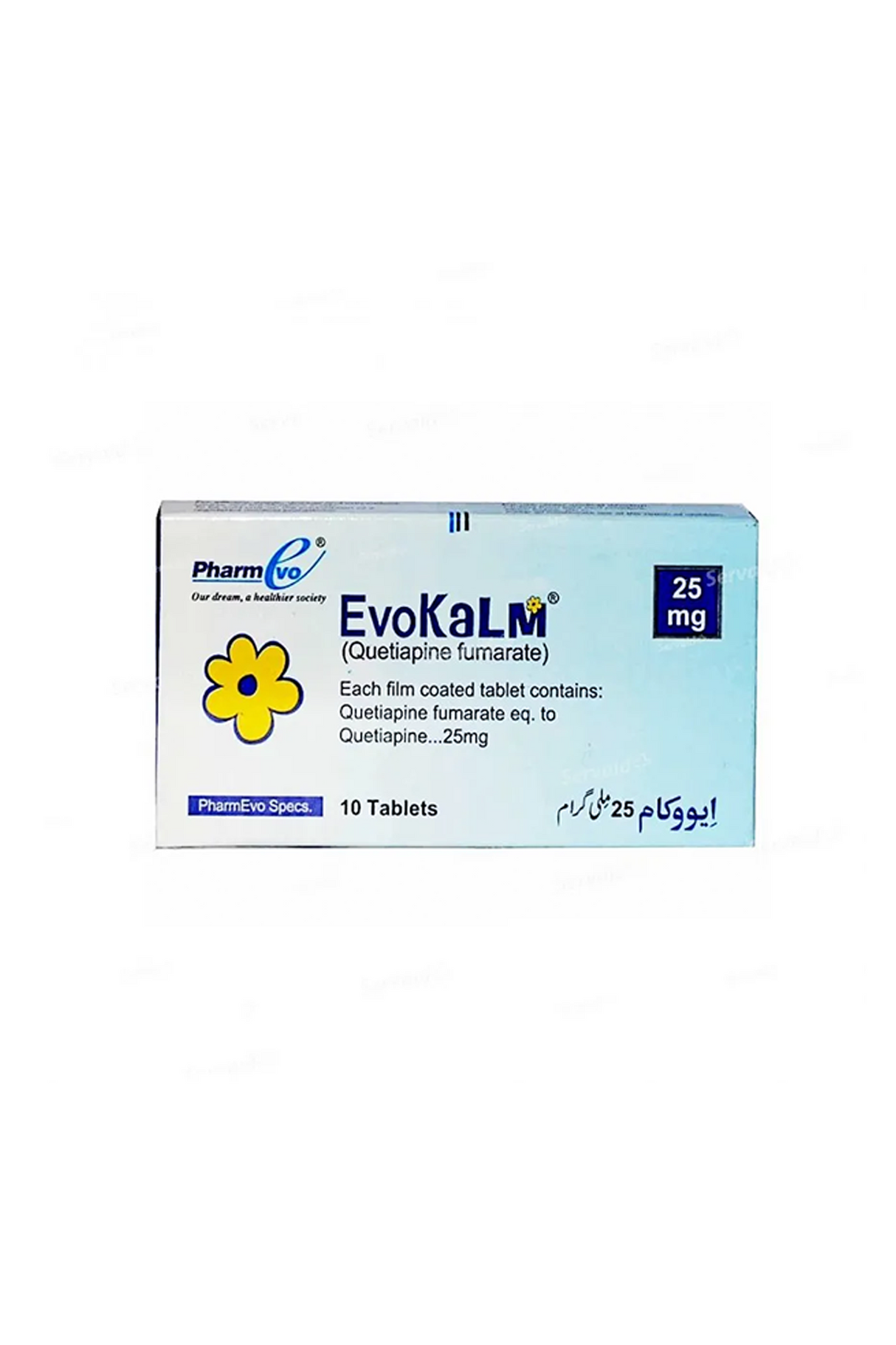 tab evokalm 25mg 10s