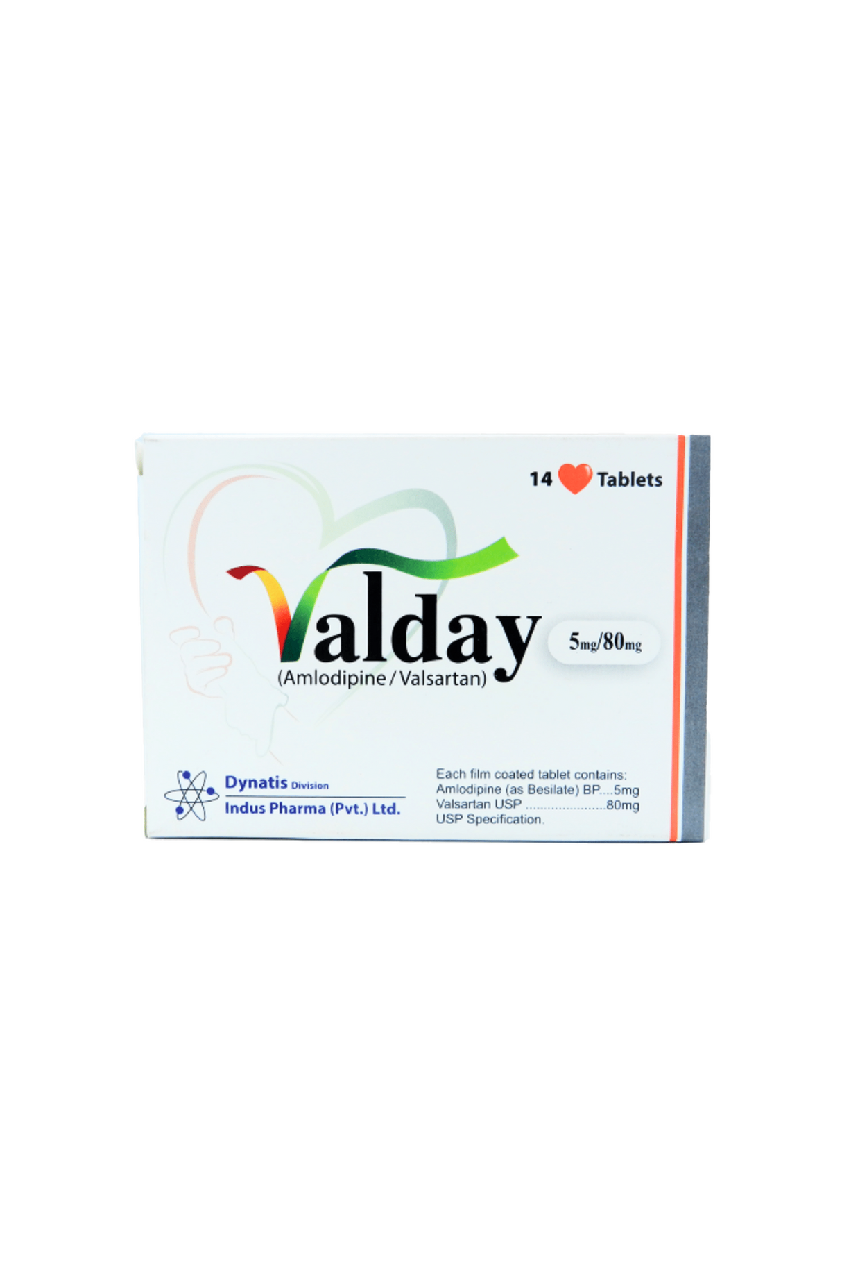 tab valday 5/80mg 14s