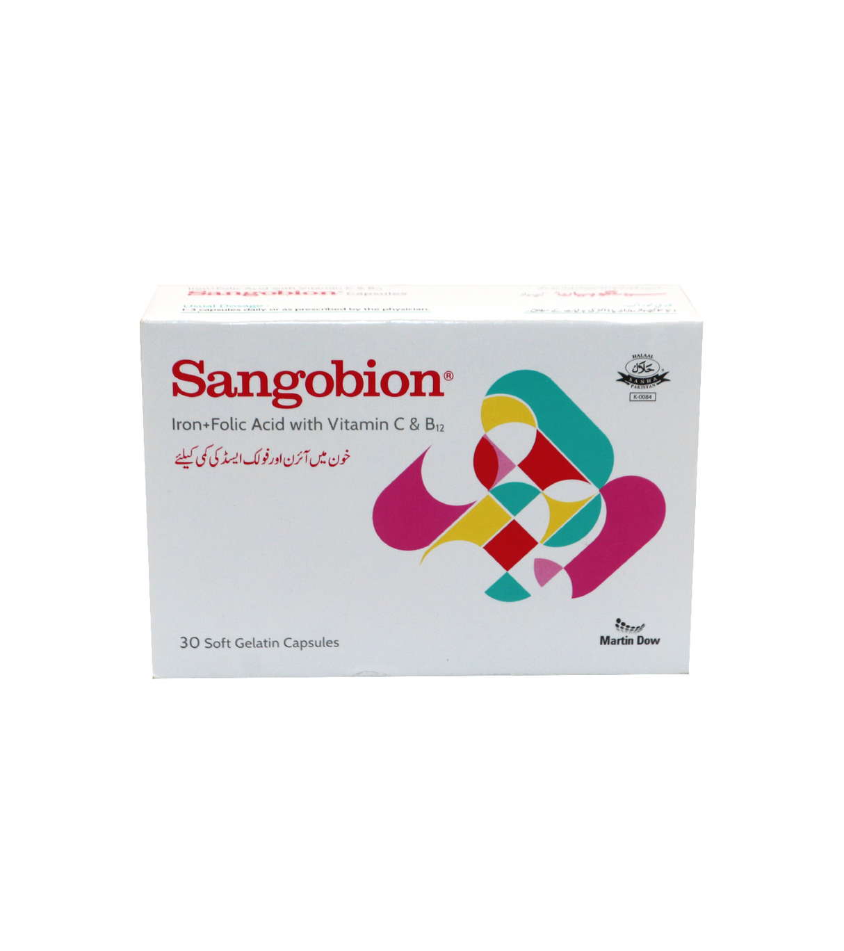 cap sangobion 30s mark