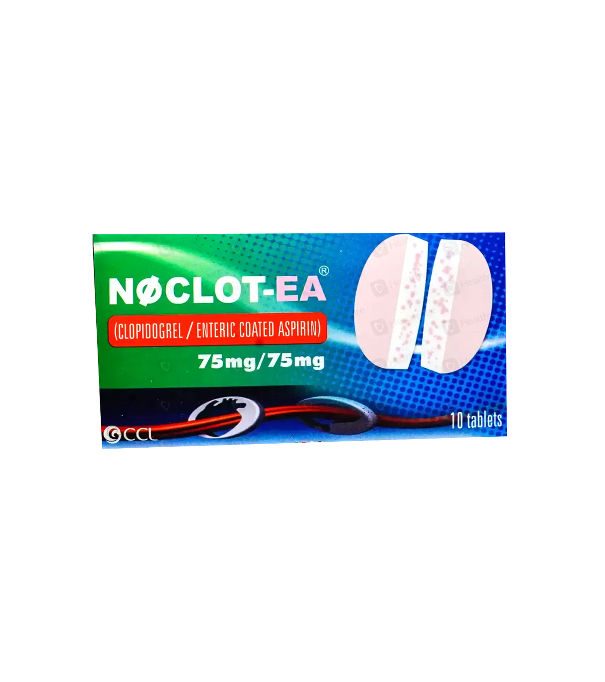 tab noclot ea 75/75mg 10s