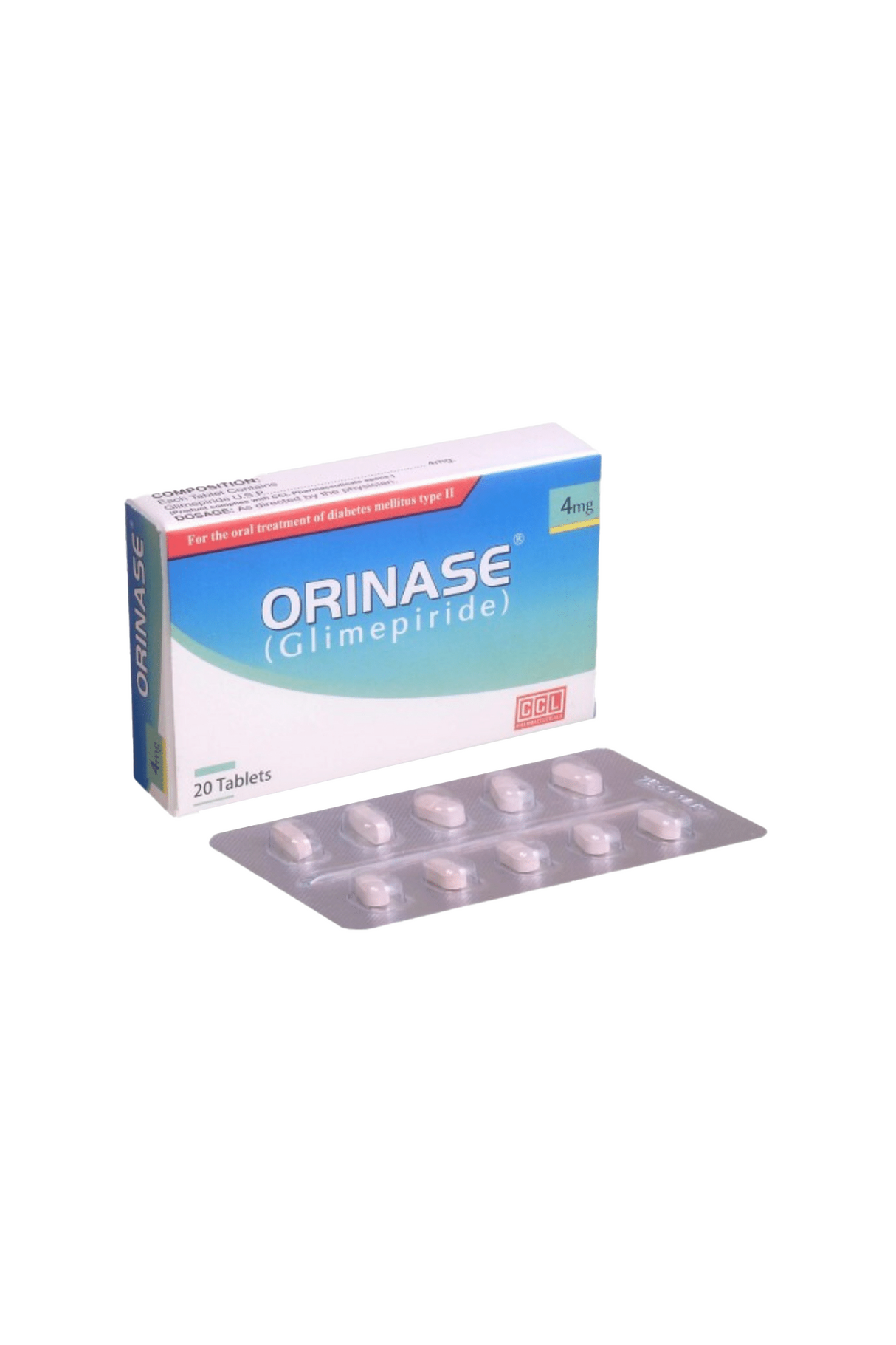 tab orinase 4mg 20s