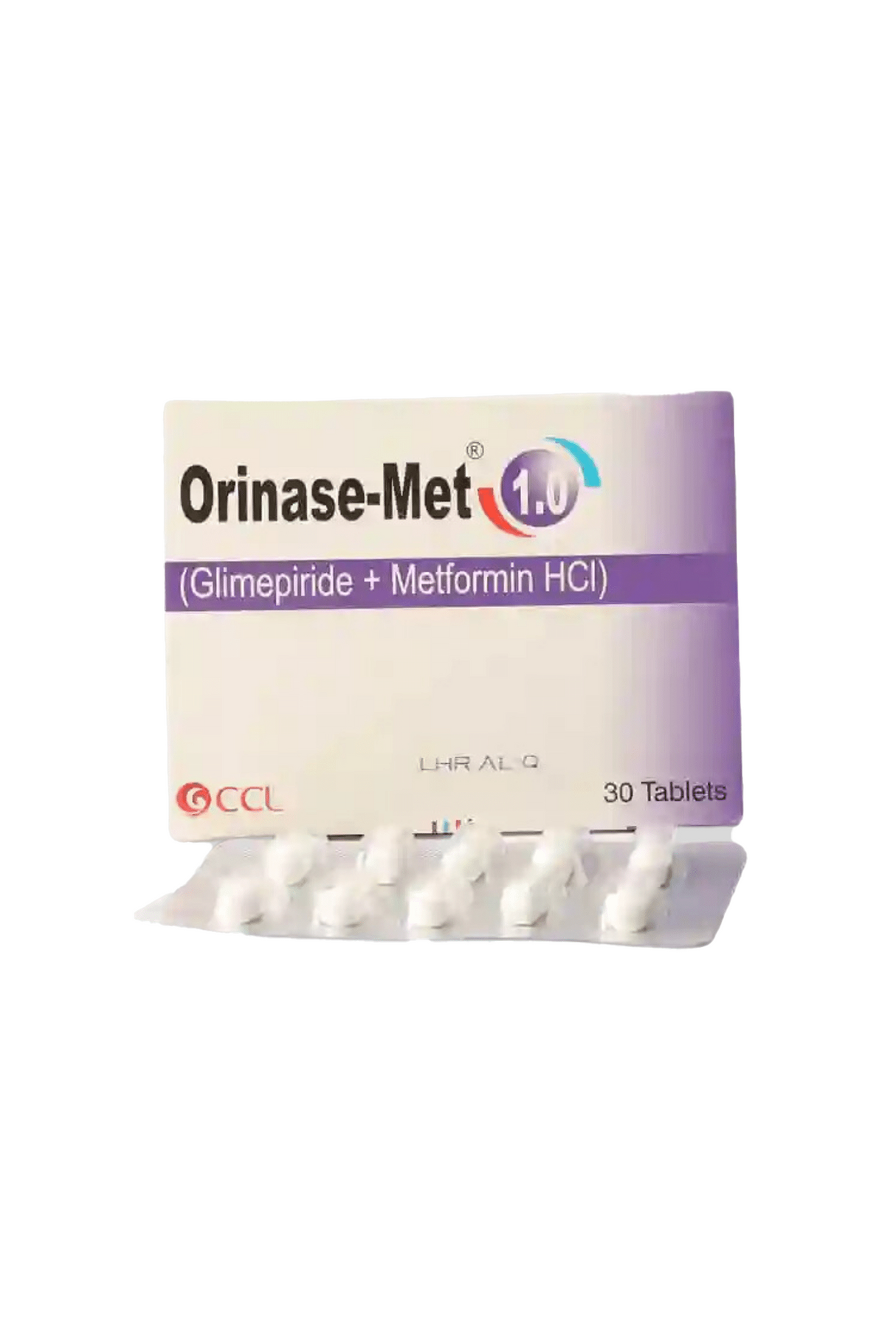 tab orinase met 1/500mg 30s