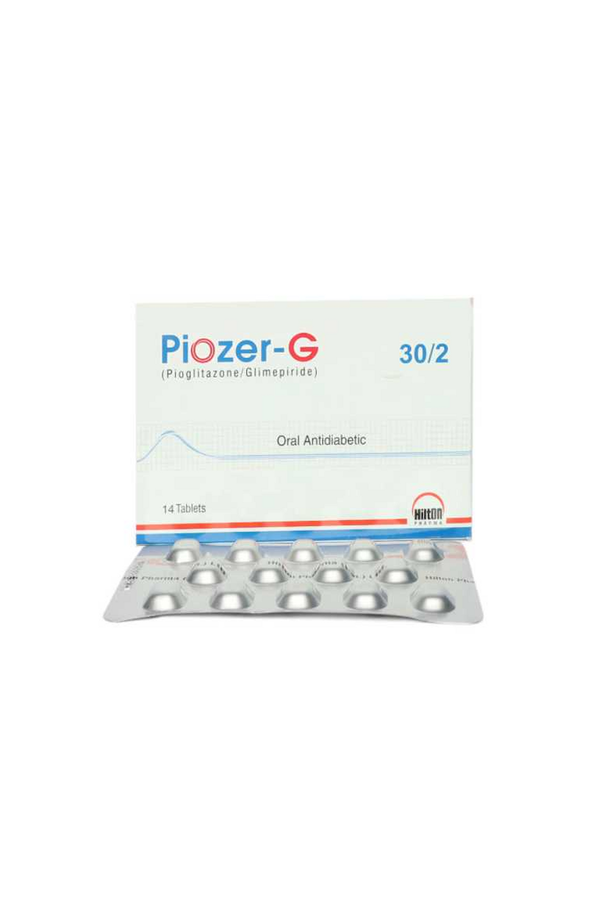 tab piozer g 30/2mg 14s