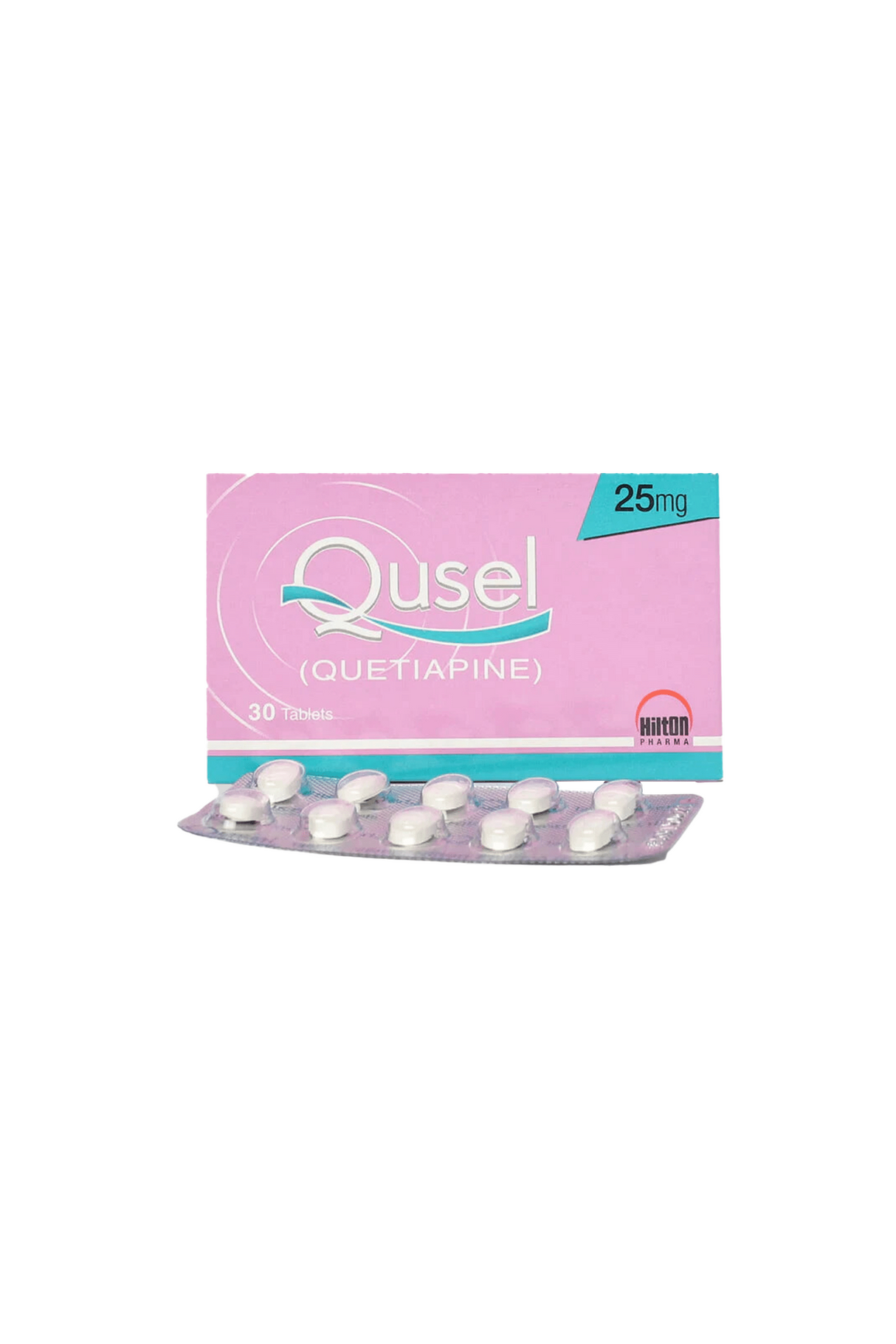 tab qusel 25mg 30s