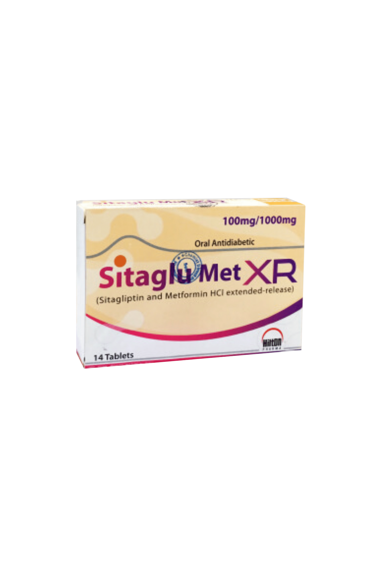 tab sitaglu met xr 100/1000mg 28s
